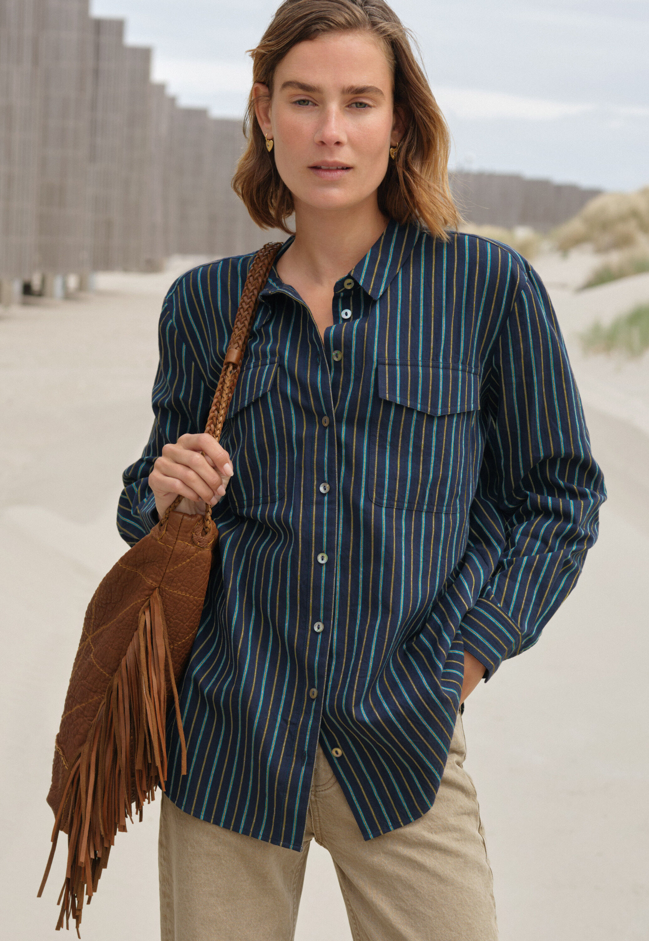 Bestickte Bluse