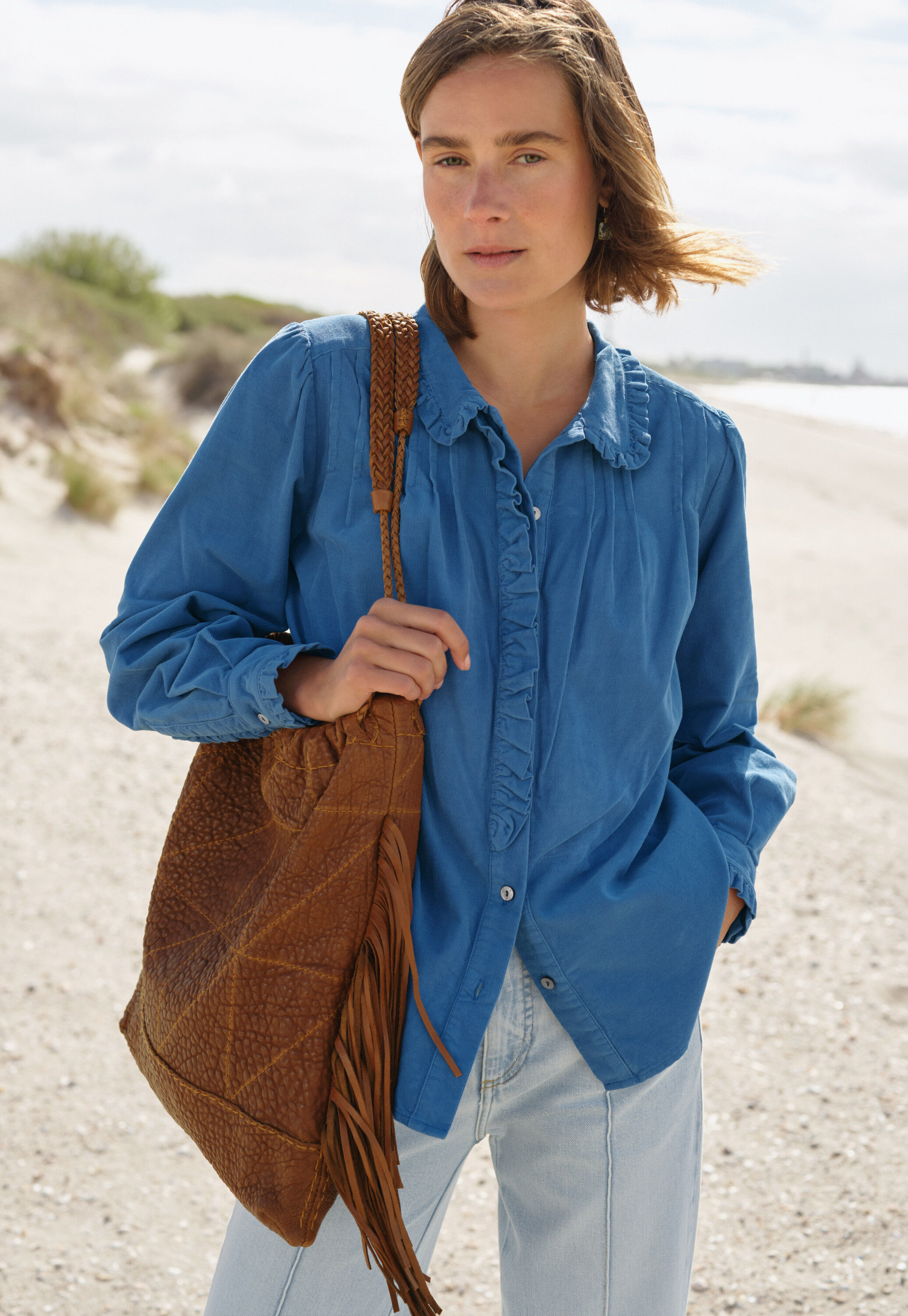 Bestickte Bluse
