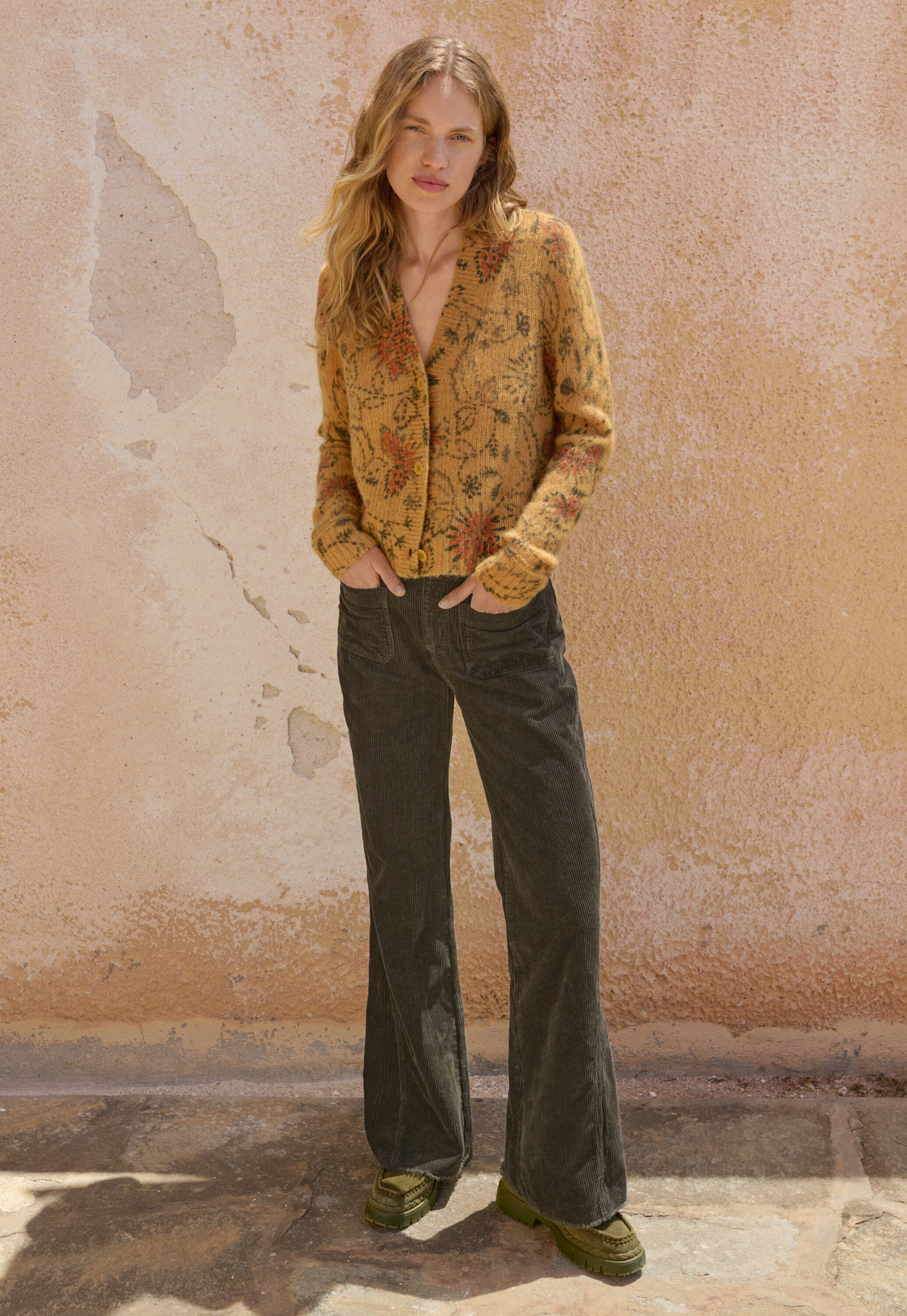 Bedruckter Cardigan