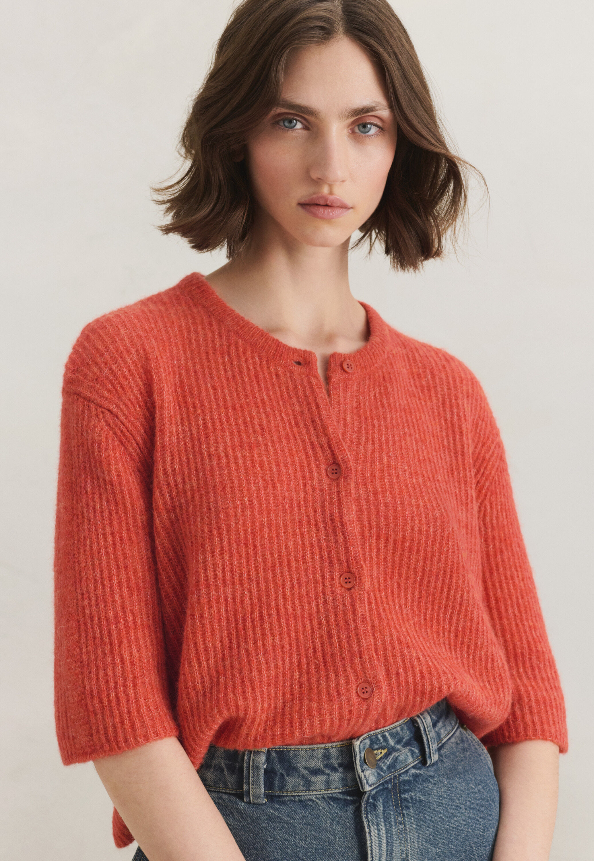 Bluse mit Biesen