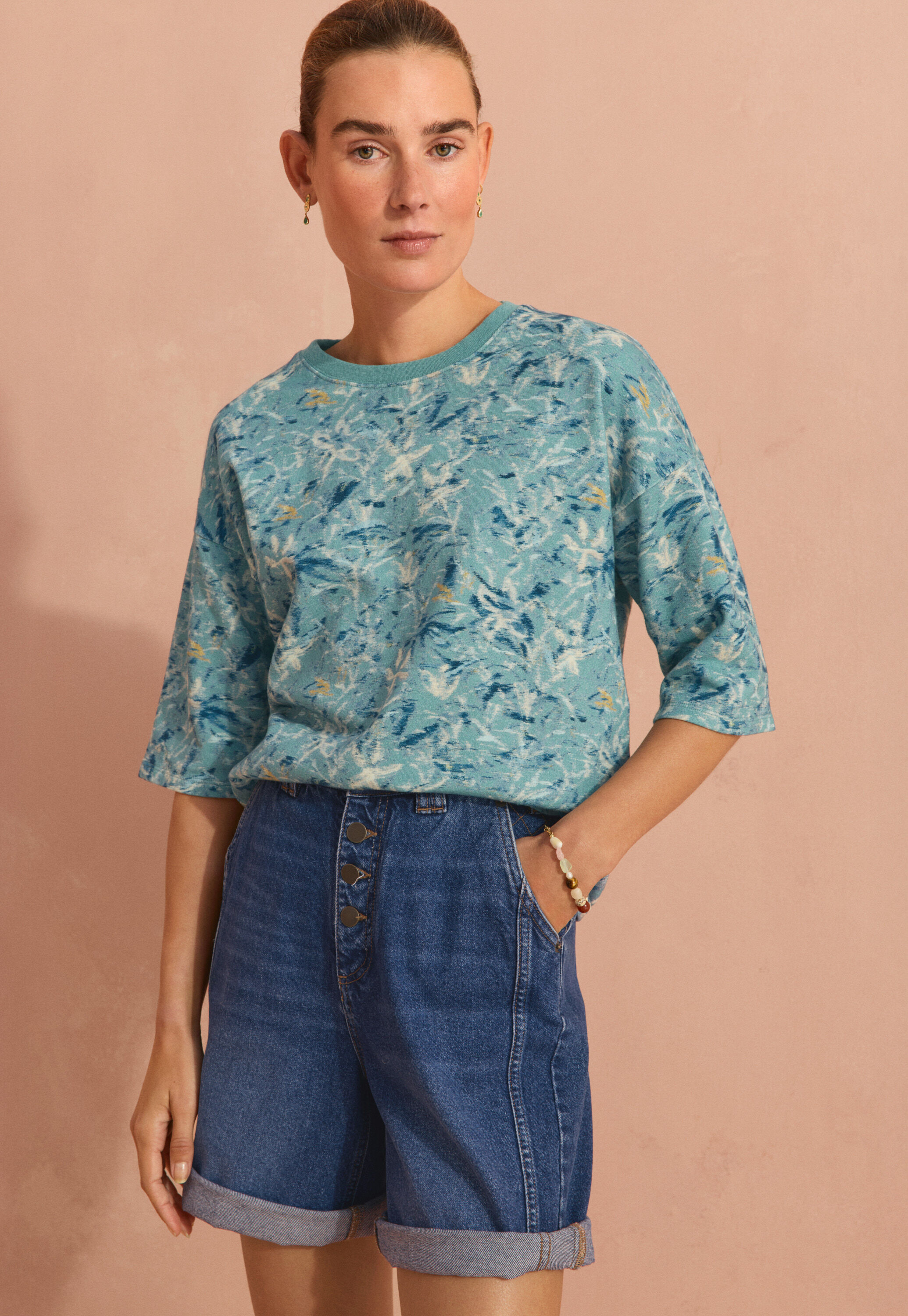 Shorts aus Denim, Mid-Vintage, large