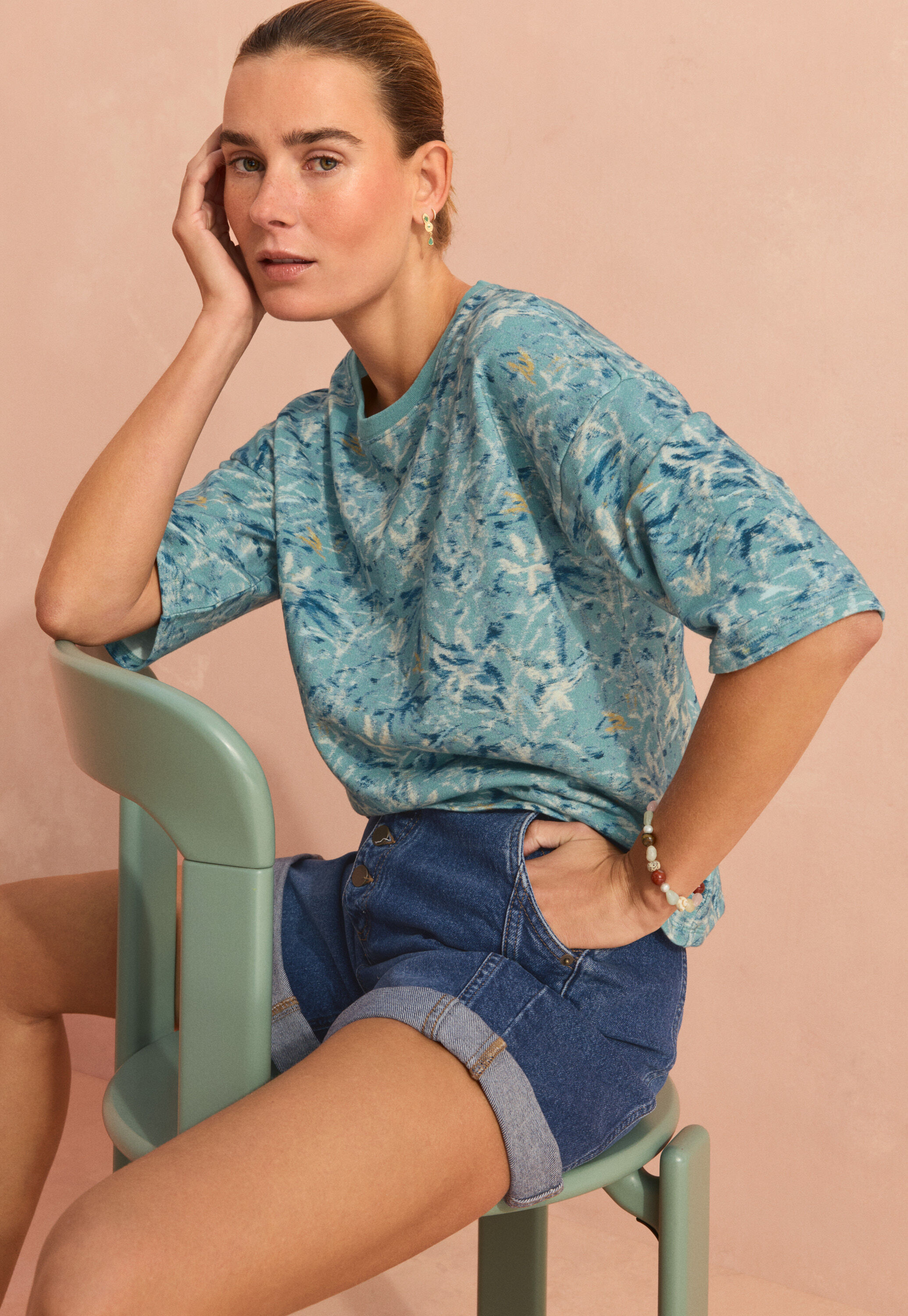 Shorts aus Denim, Mid-Vintage, large