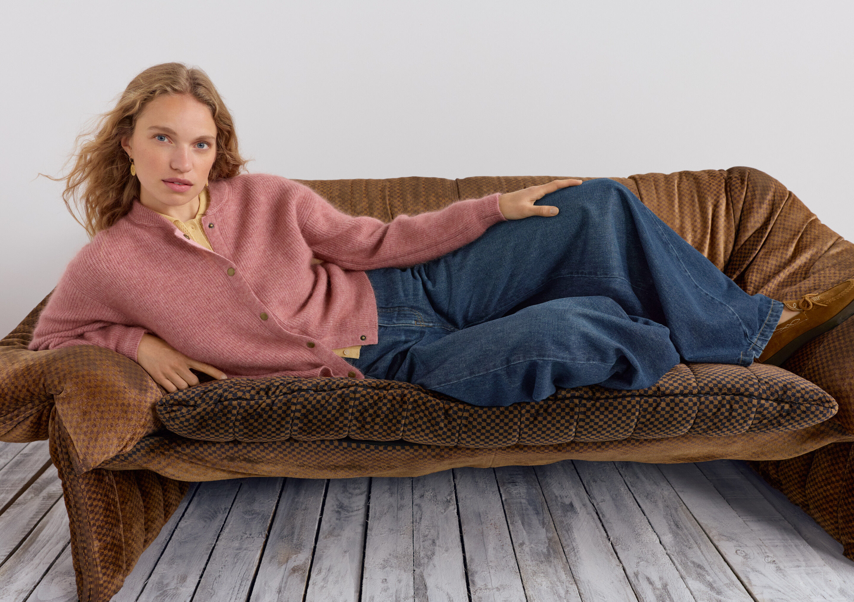 Jeans mit weitem Schlag