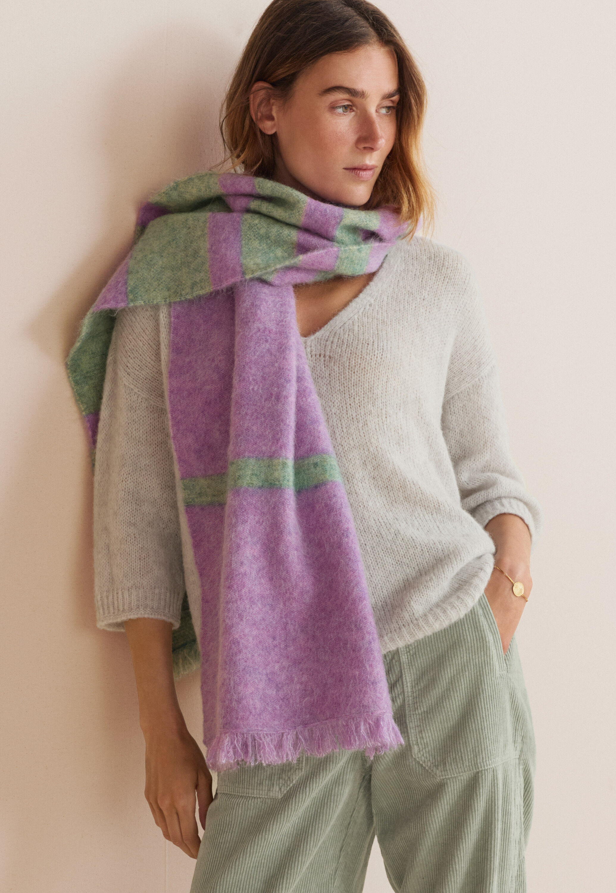 Pullover mit V-Ausschnitt