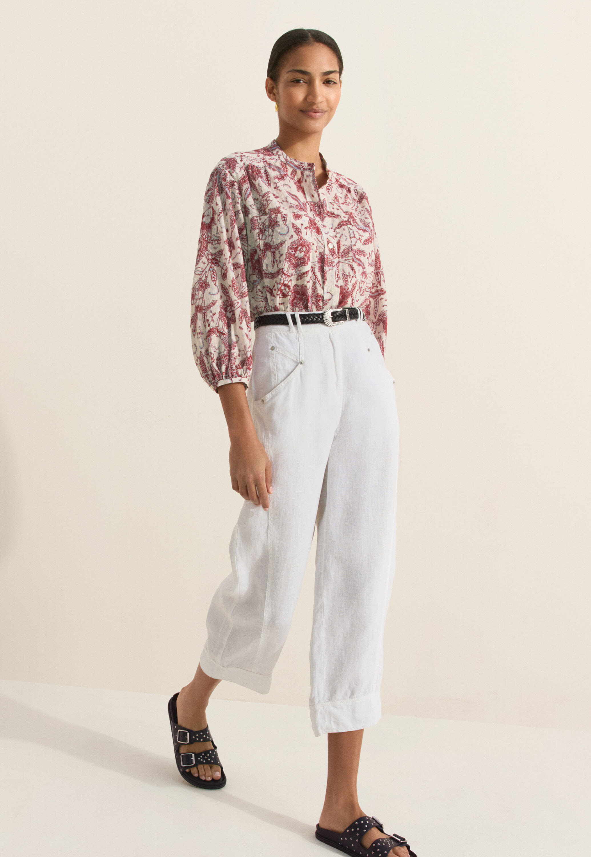 Bedruckte Bluse