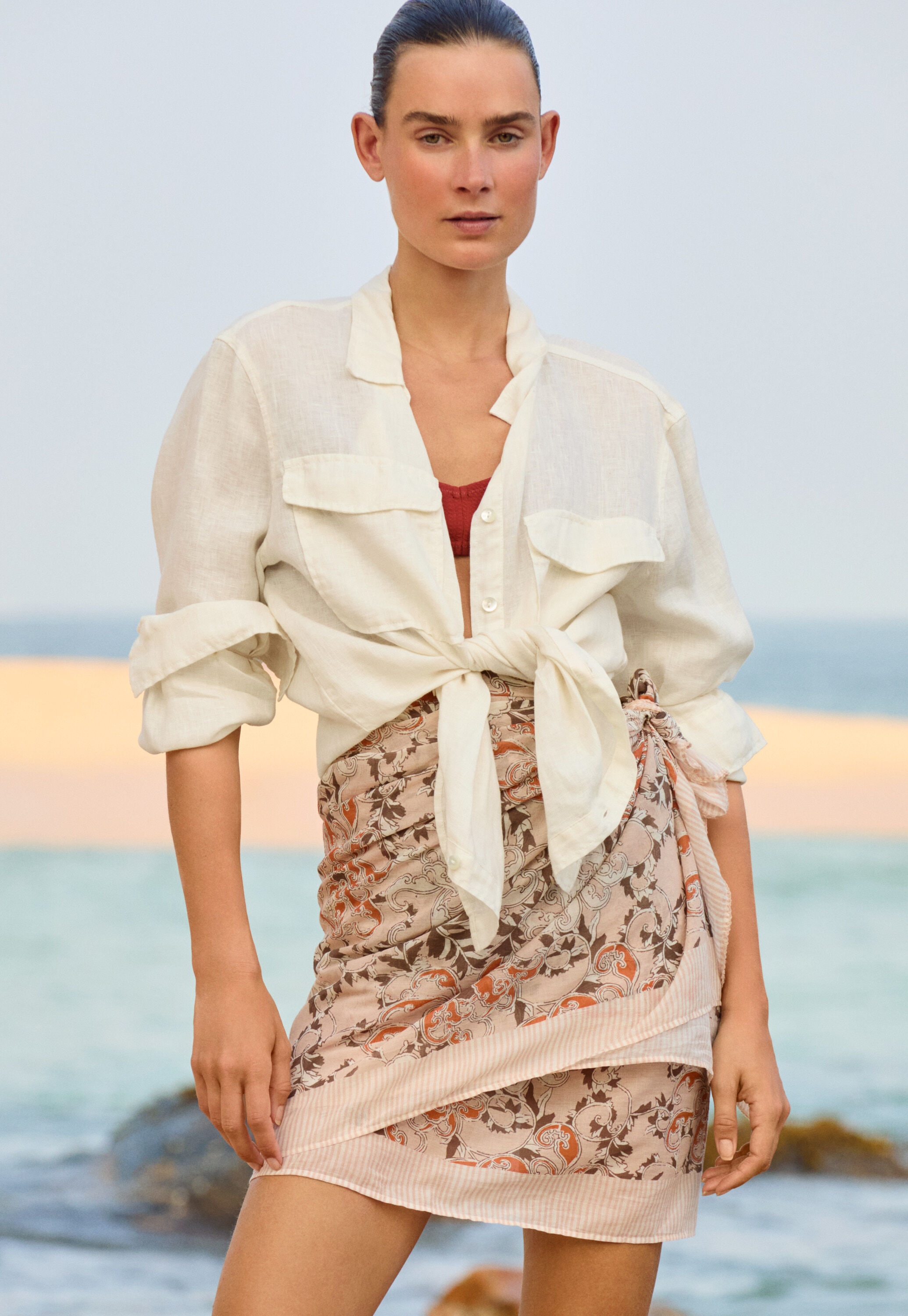Bestickte Bluse