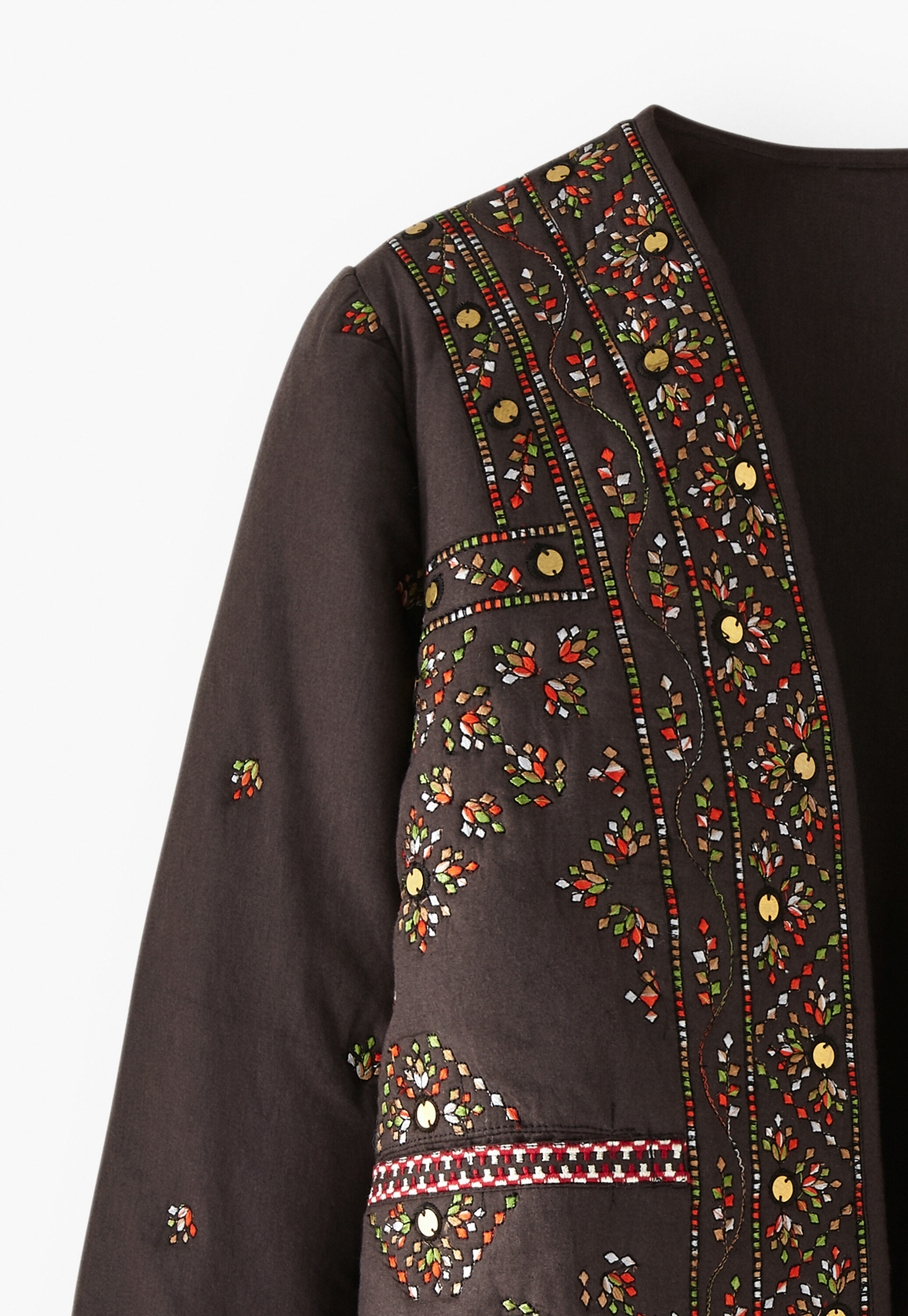 Bestickte Steppjacke