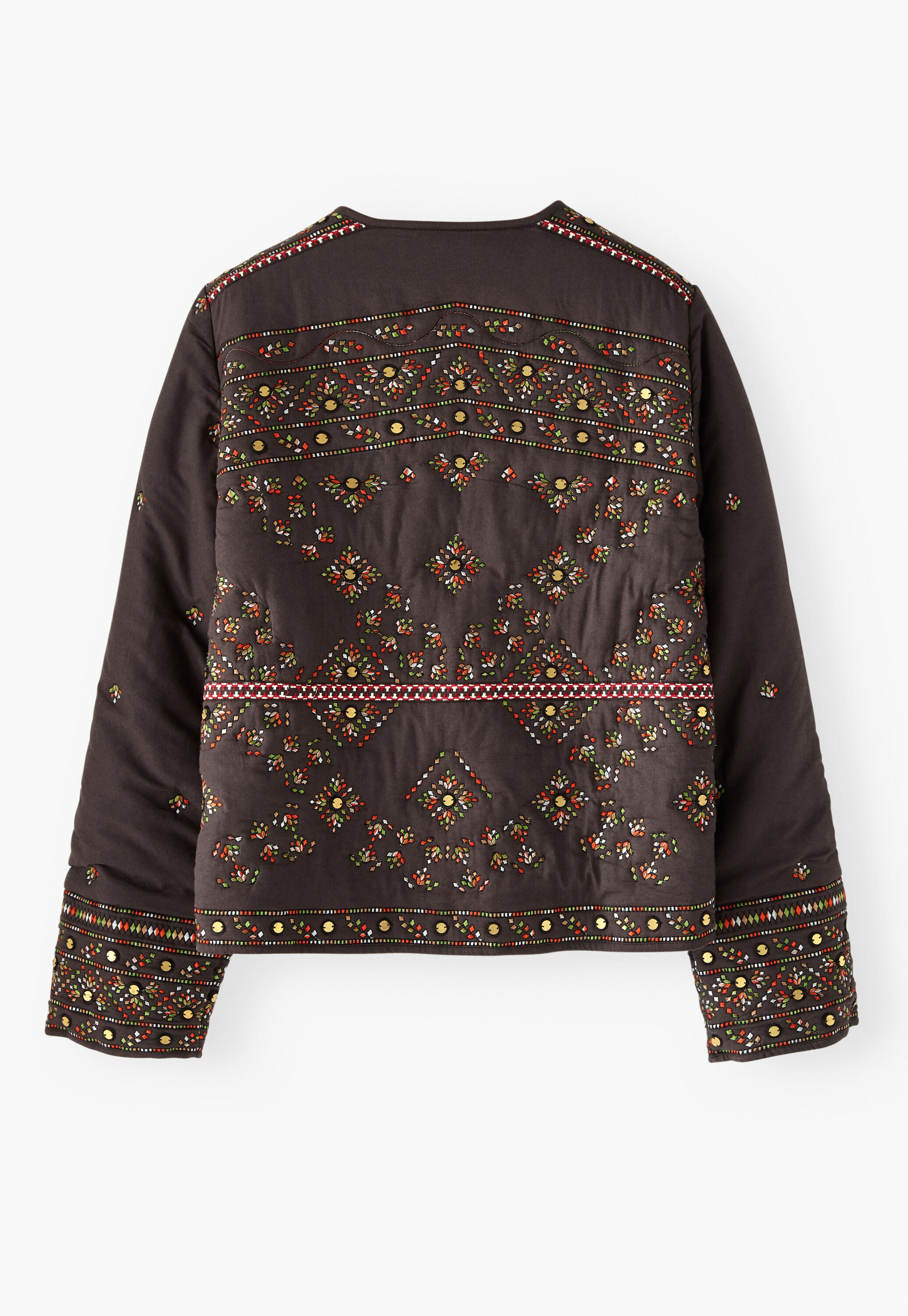 Bestickte Steppjacke