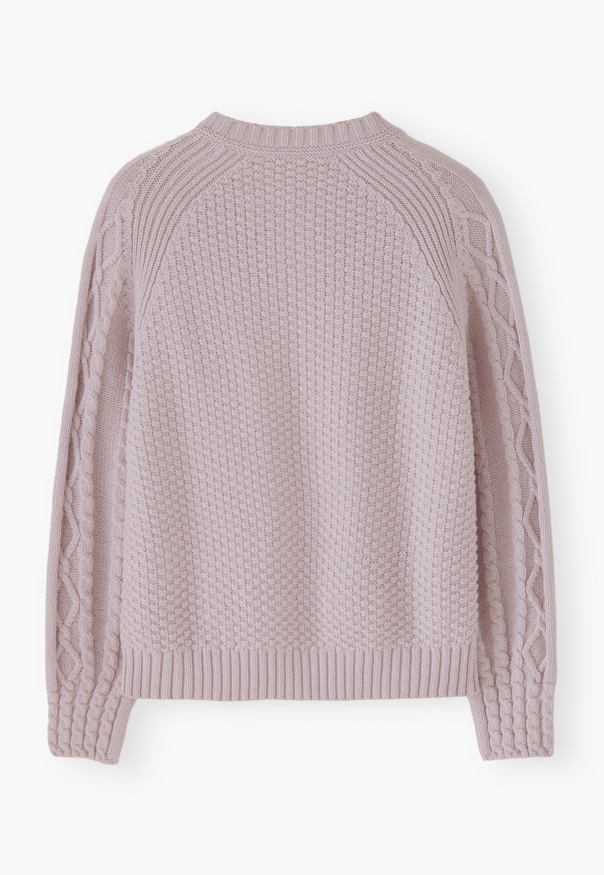 Cardigan mit Zopfmuster