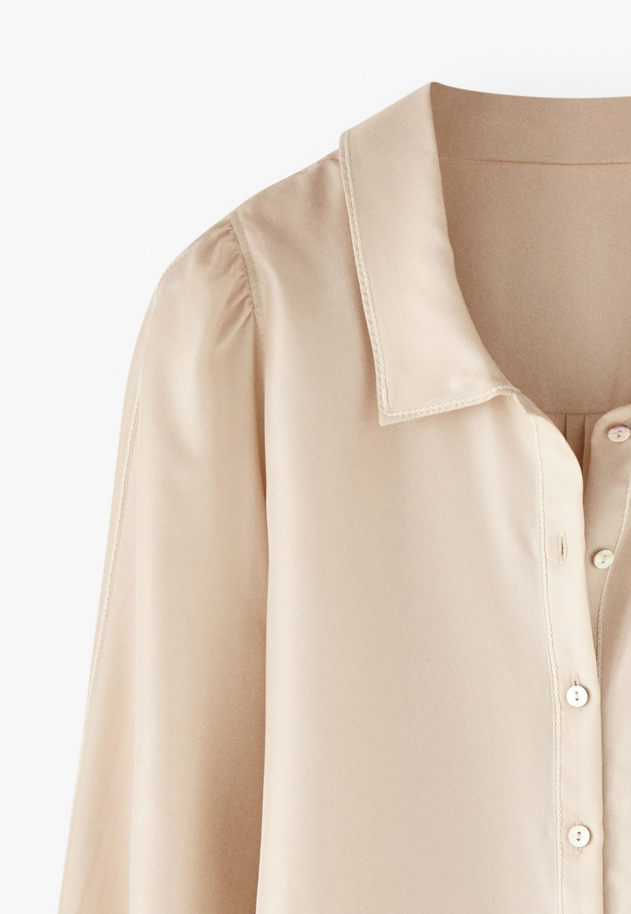 Bluse mit Ziern&auml;hten, Perle, large