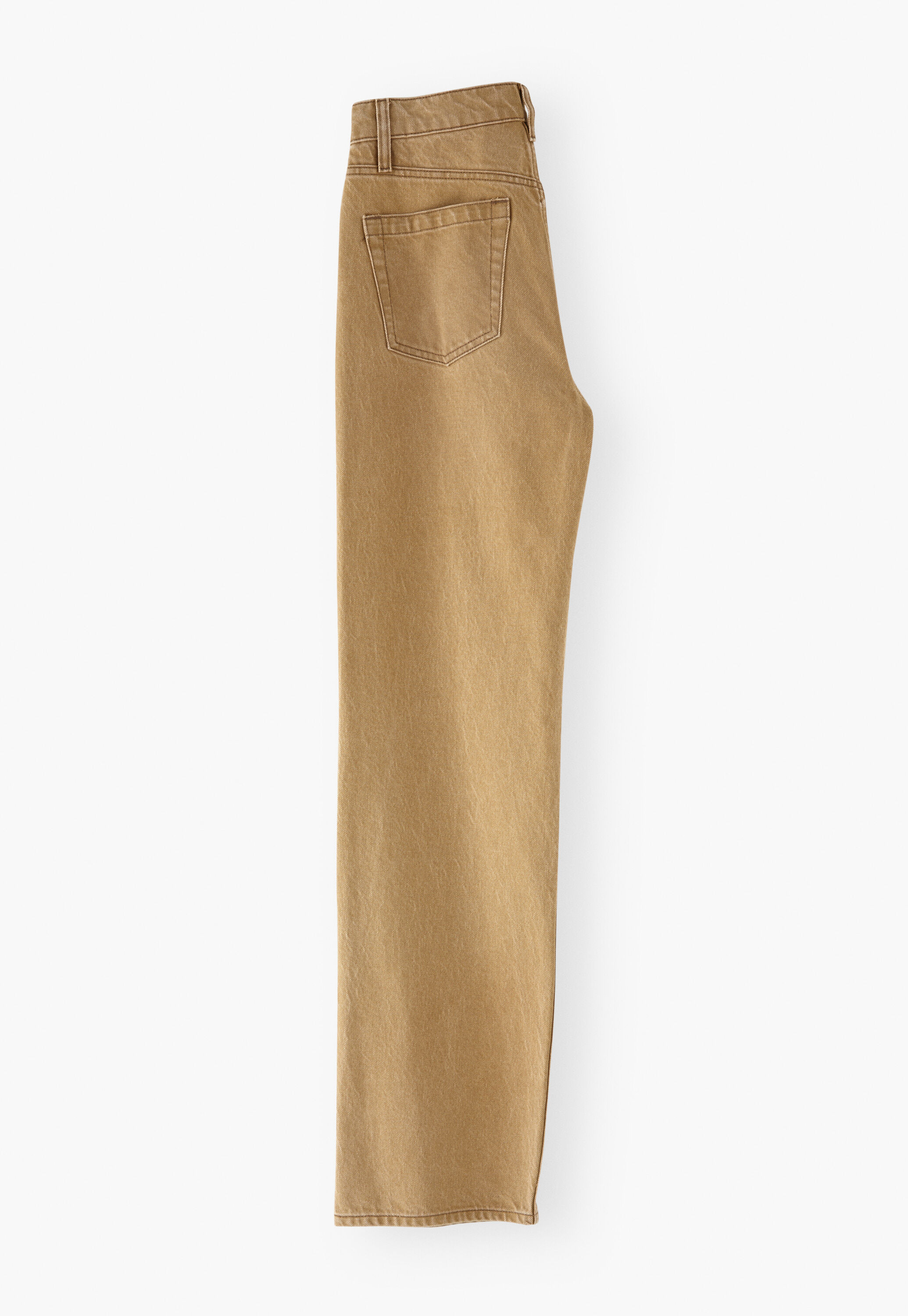 Jeans mit geteiltem Saum