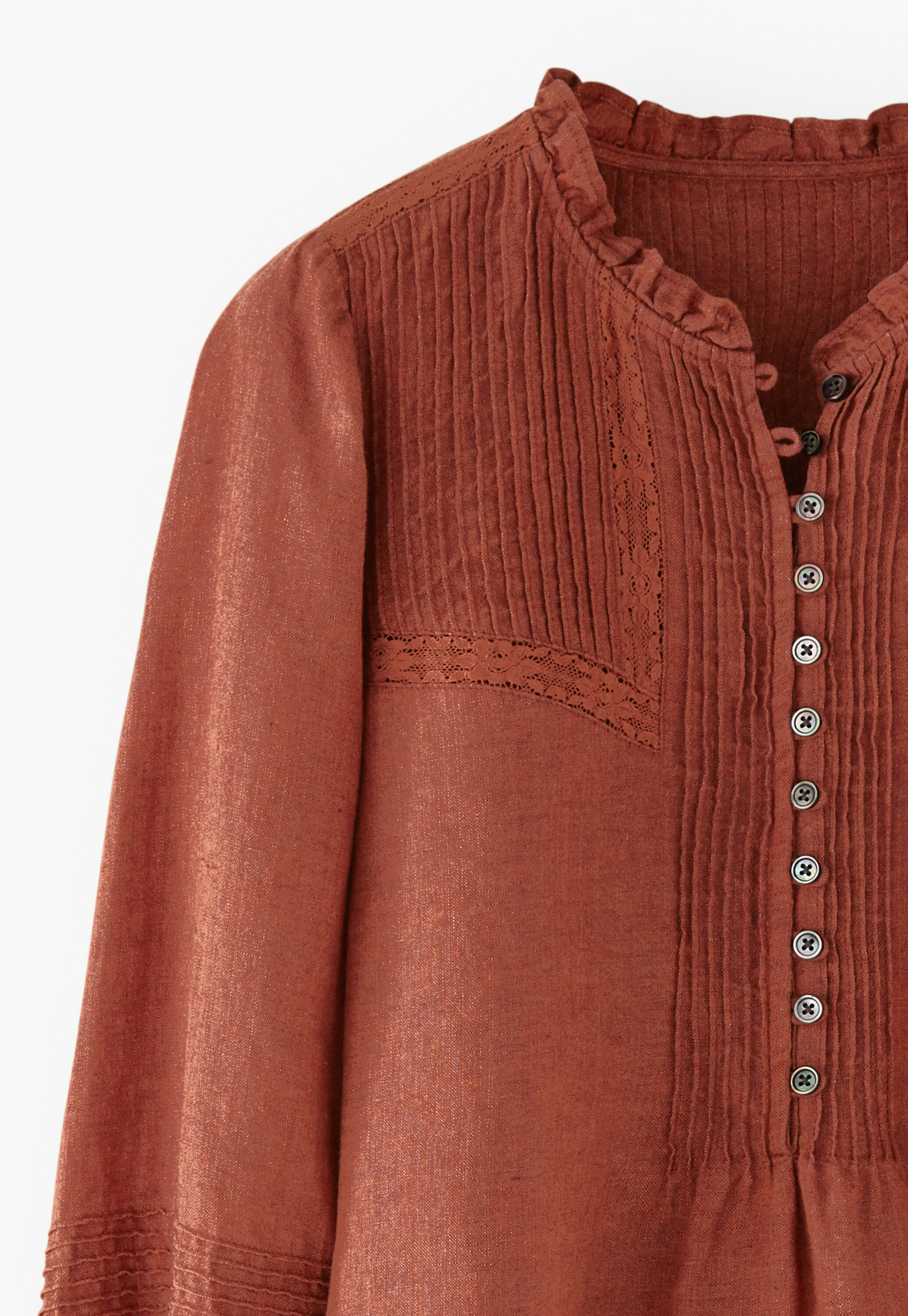Kleid mit Biesen