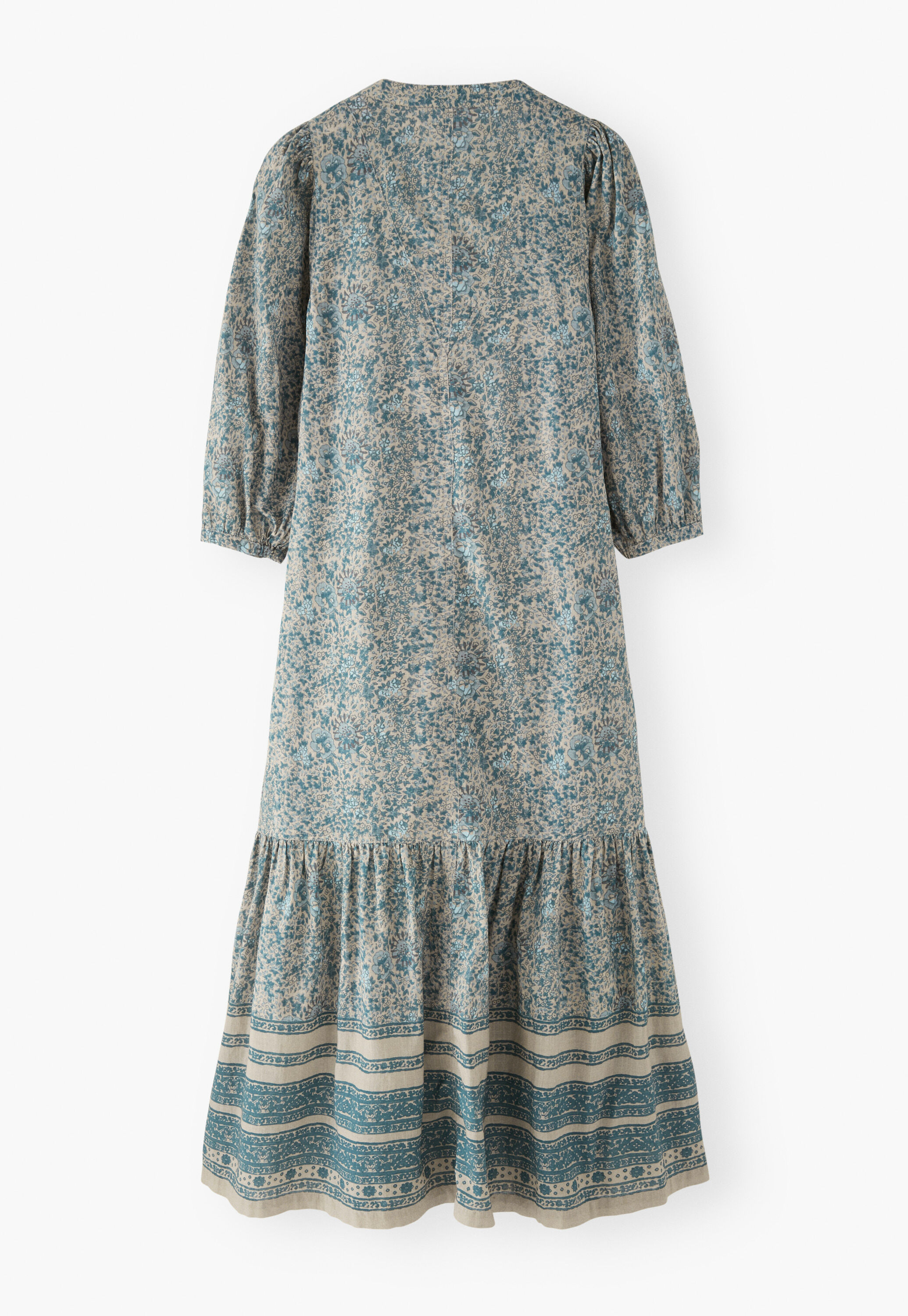 Boho-Kleid mit Bord&uuml;re