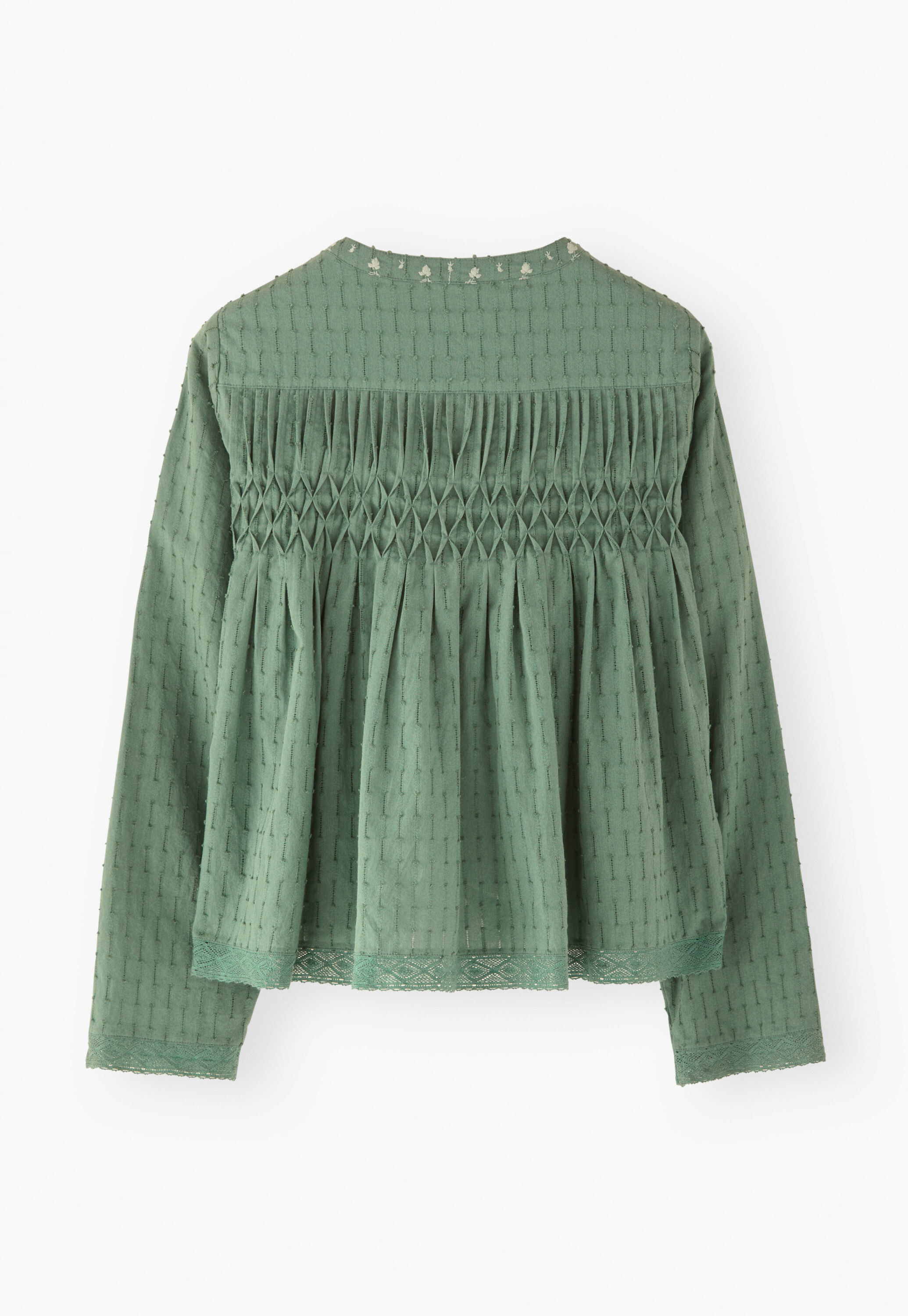 Gesmokte Bluse