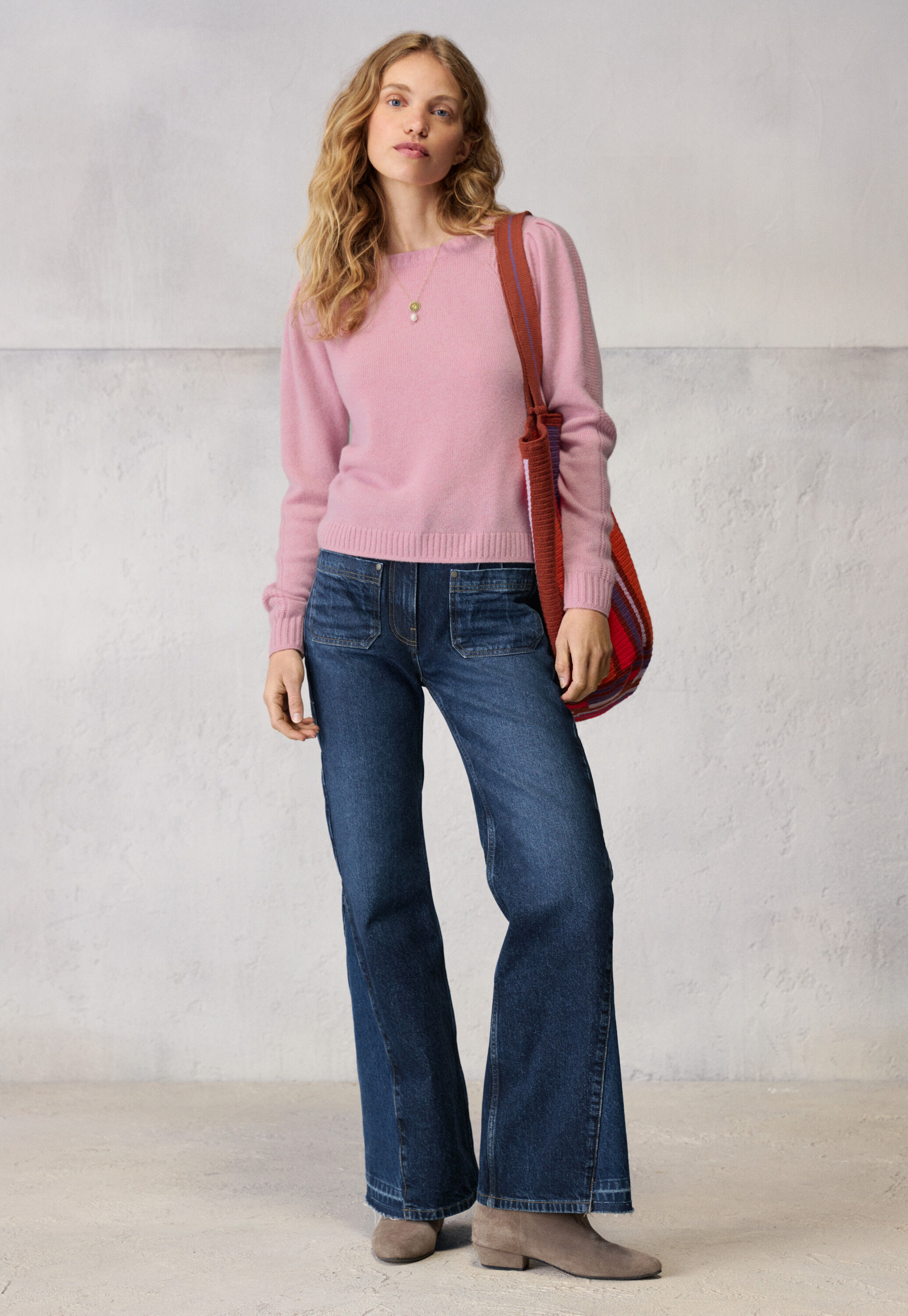 Pullover mit Puff&auml;rmeln