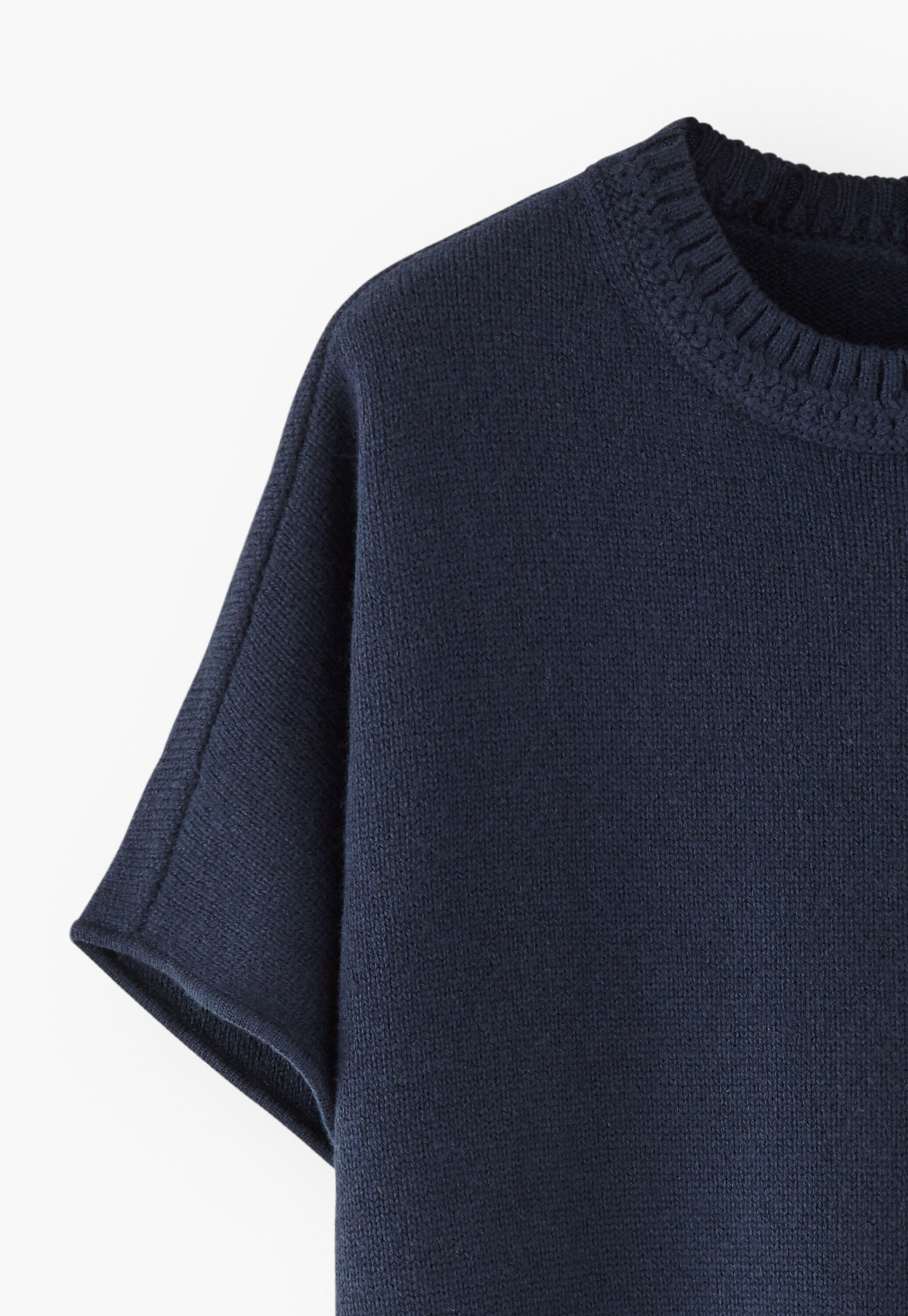 Strickkleid mit Dolman-&Auml;rmeln, Indigo, large