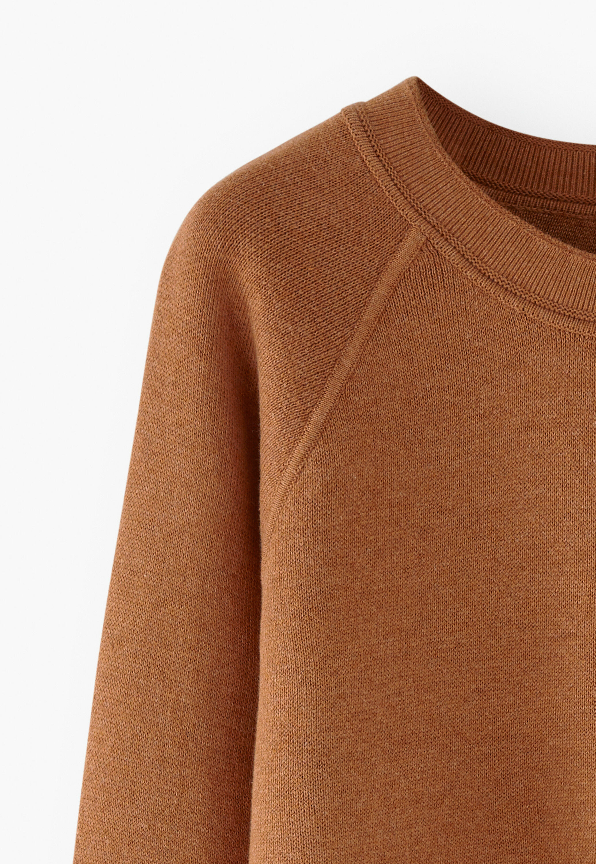 Raglanpullover, Zimt, large