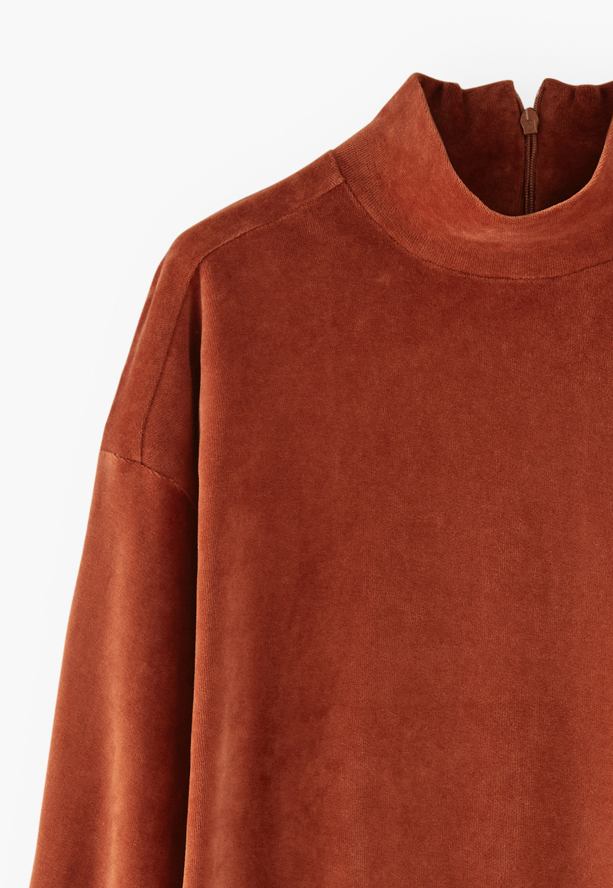Sweatshirtkleid aus Jersey, Chili, large