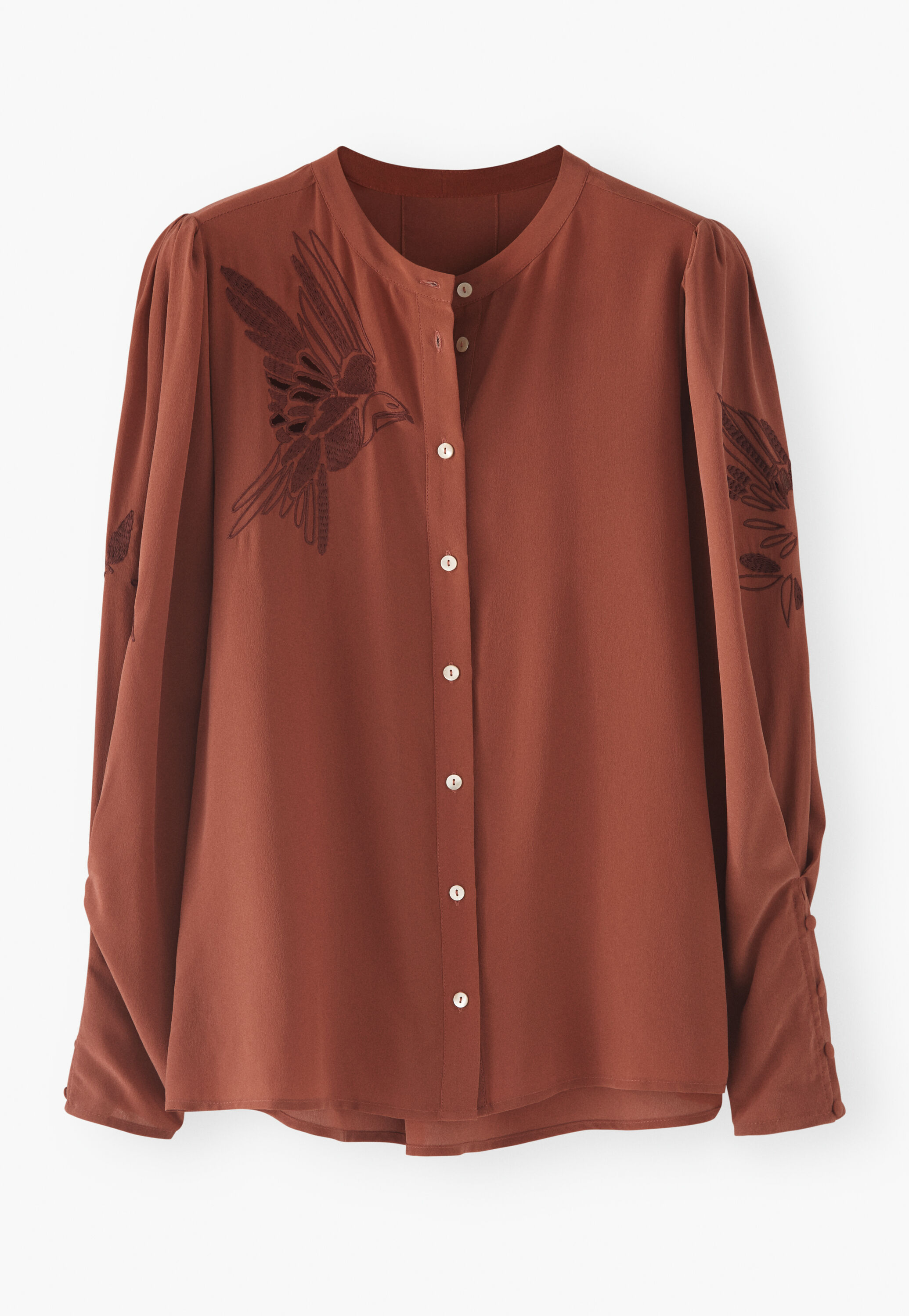 Bestickte Bluse
