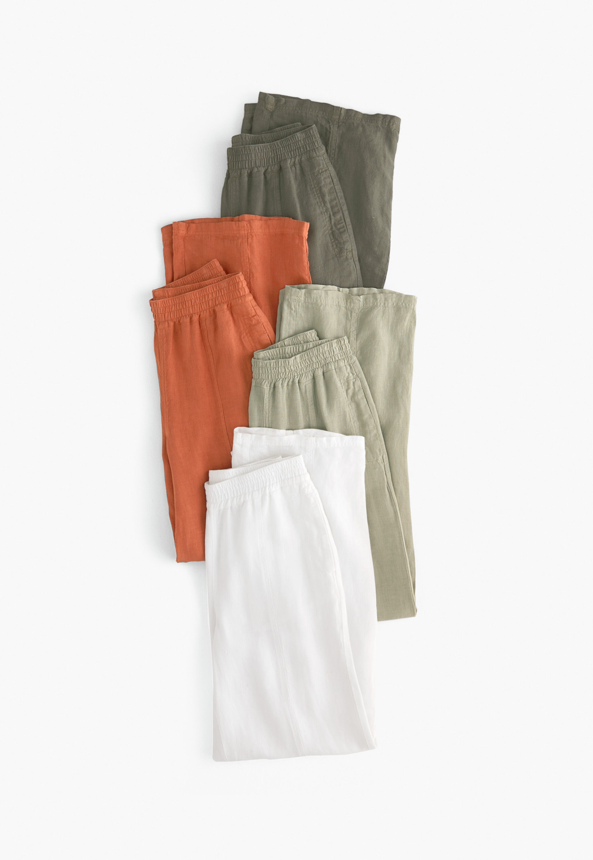 K&uuml;rzer geschnittene Hose mit weitem Bein