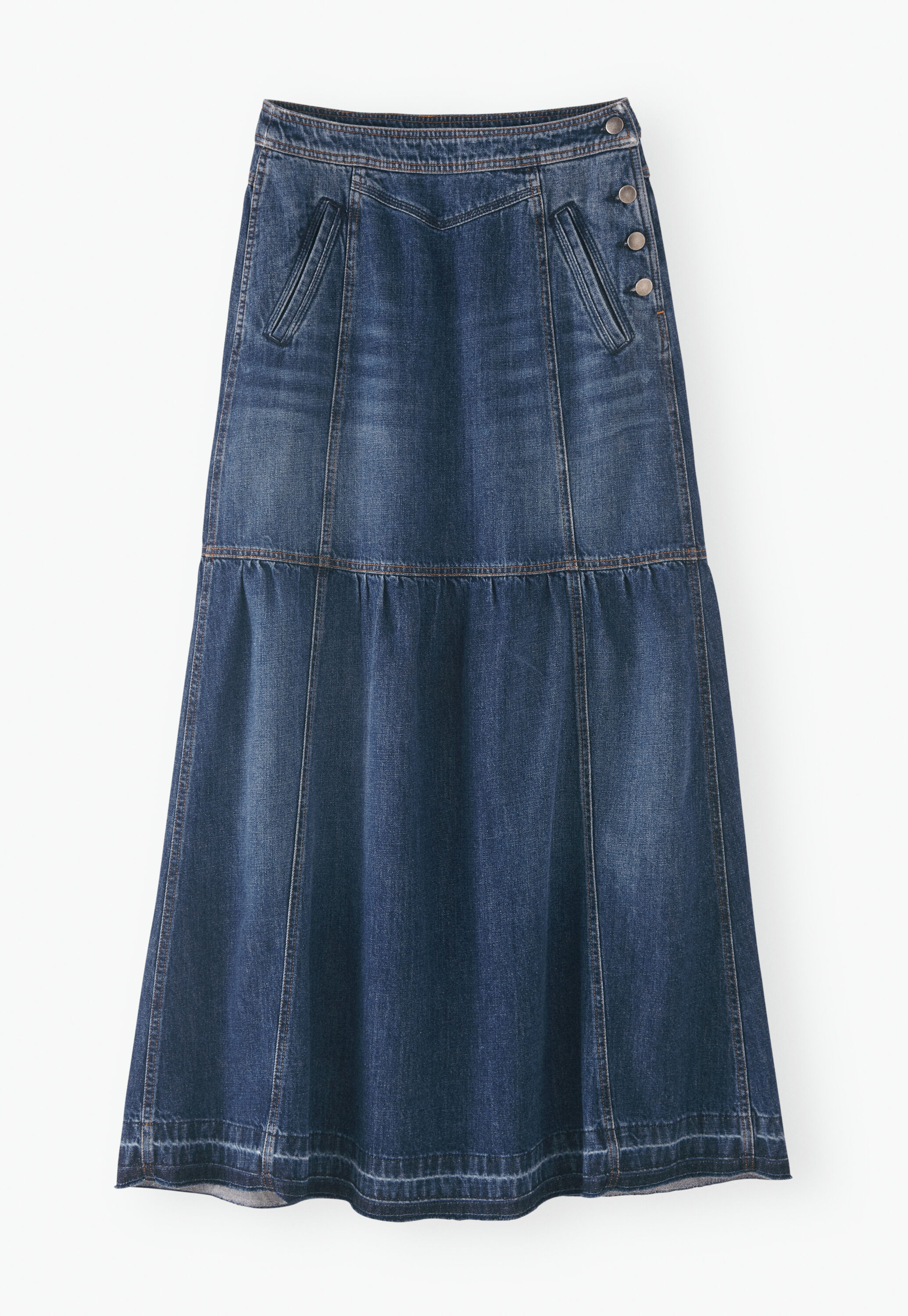 Maxirock aus Denim