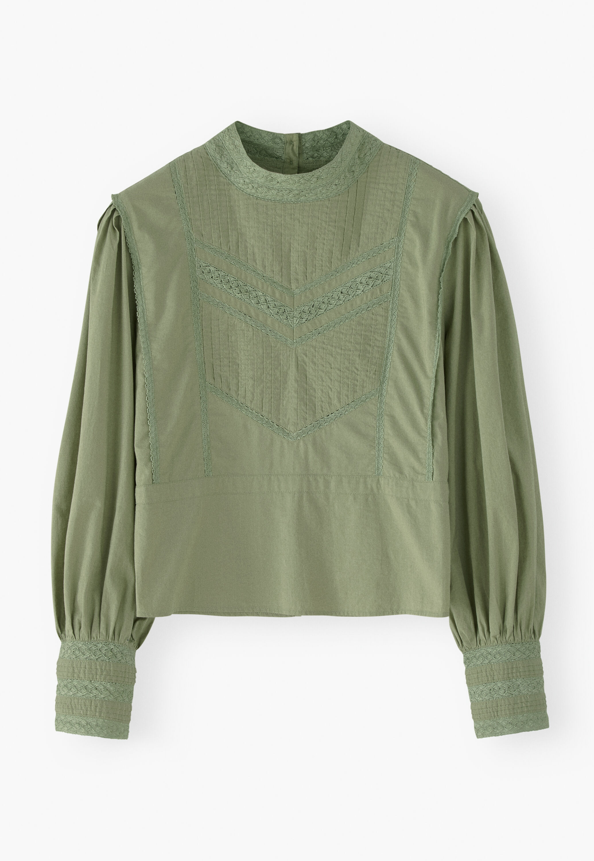 Bluse mit Biesen
