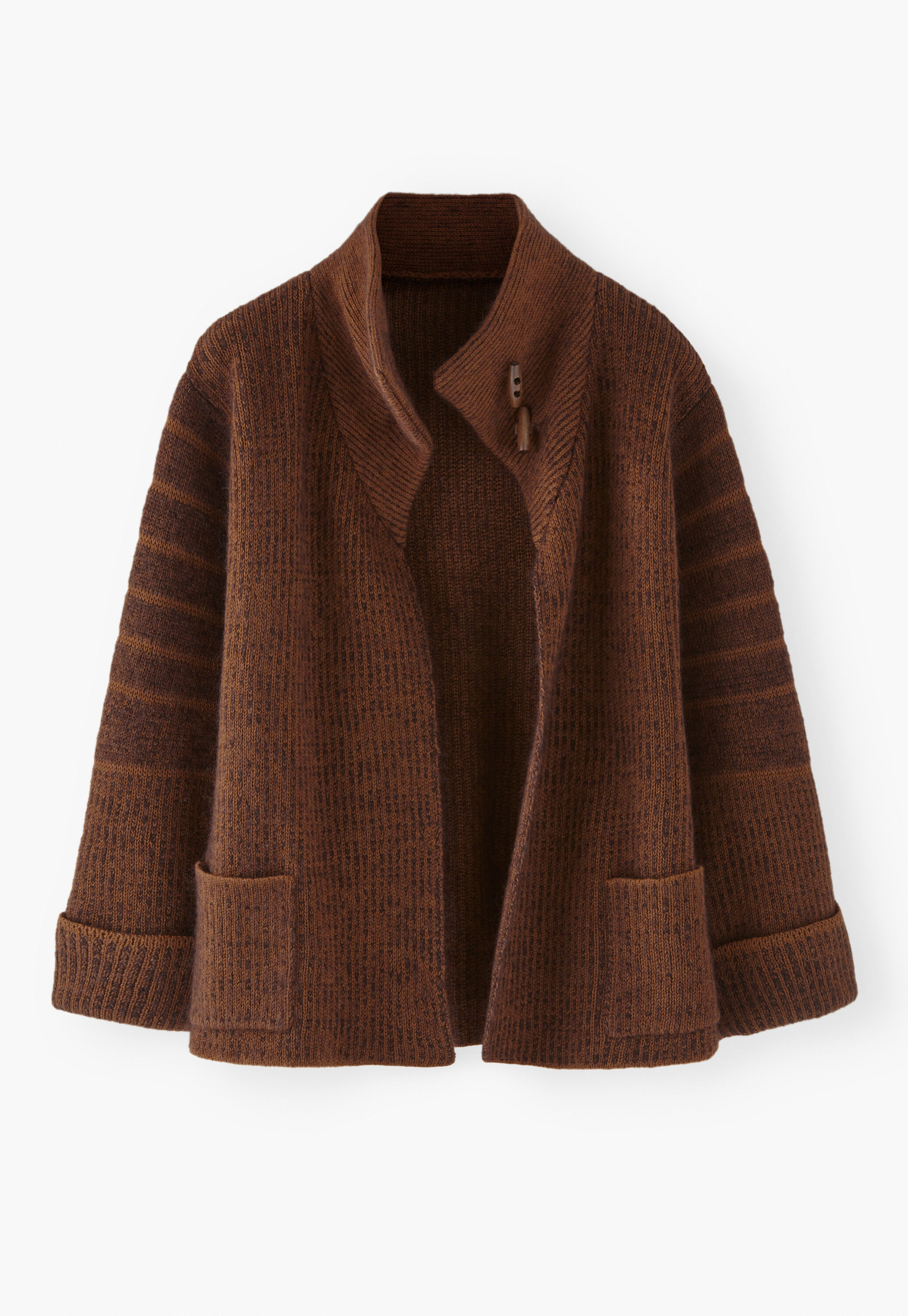 Strickjacke, Espresso, large