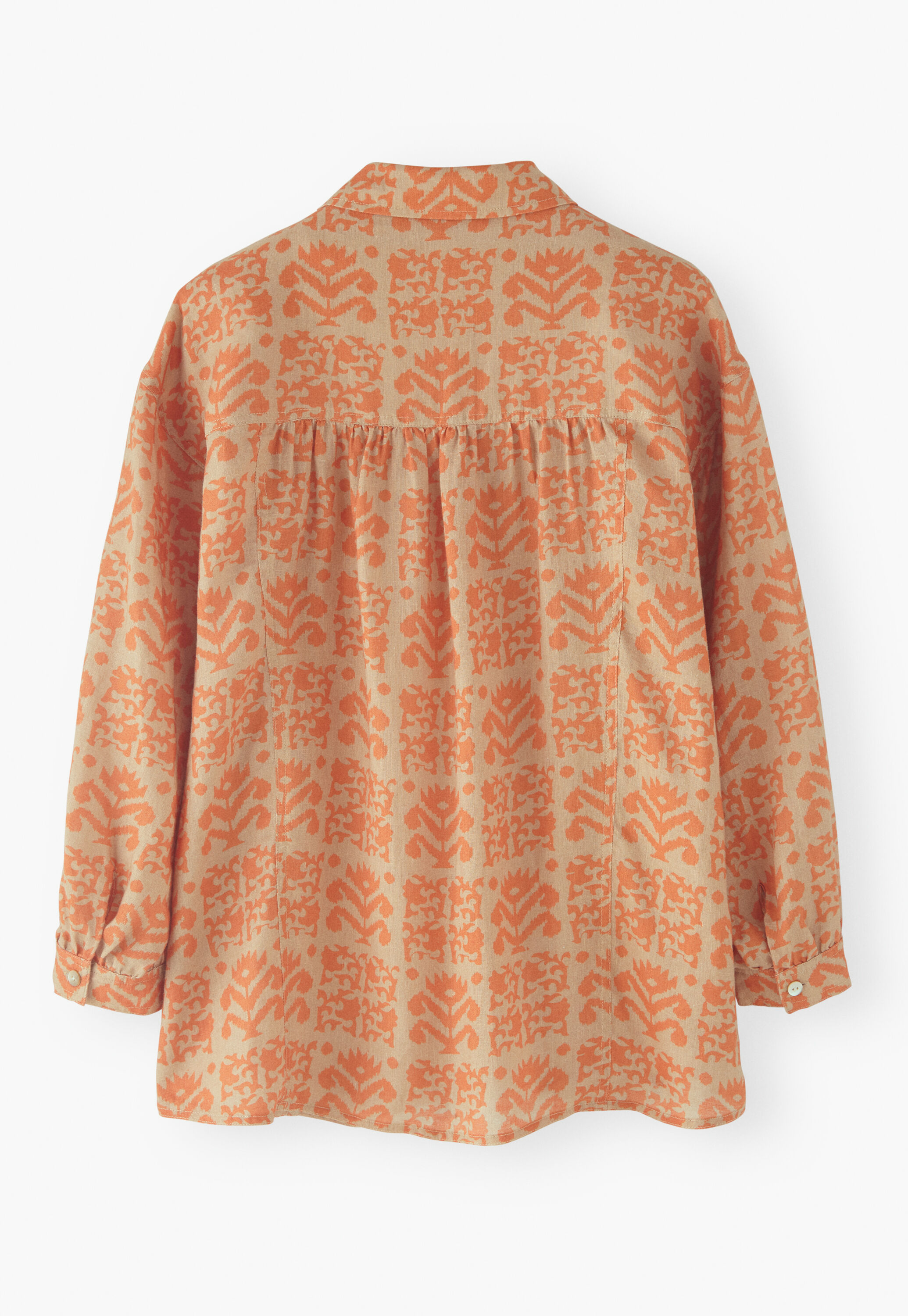 Bedruckte Oversize-Bluse