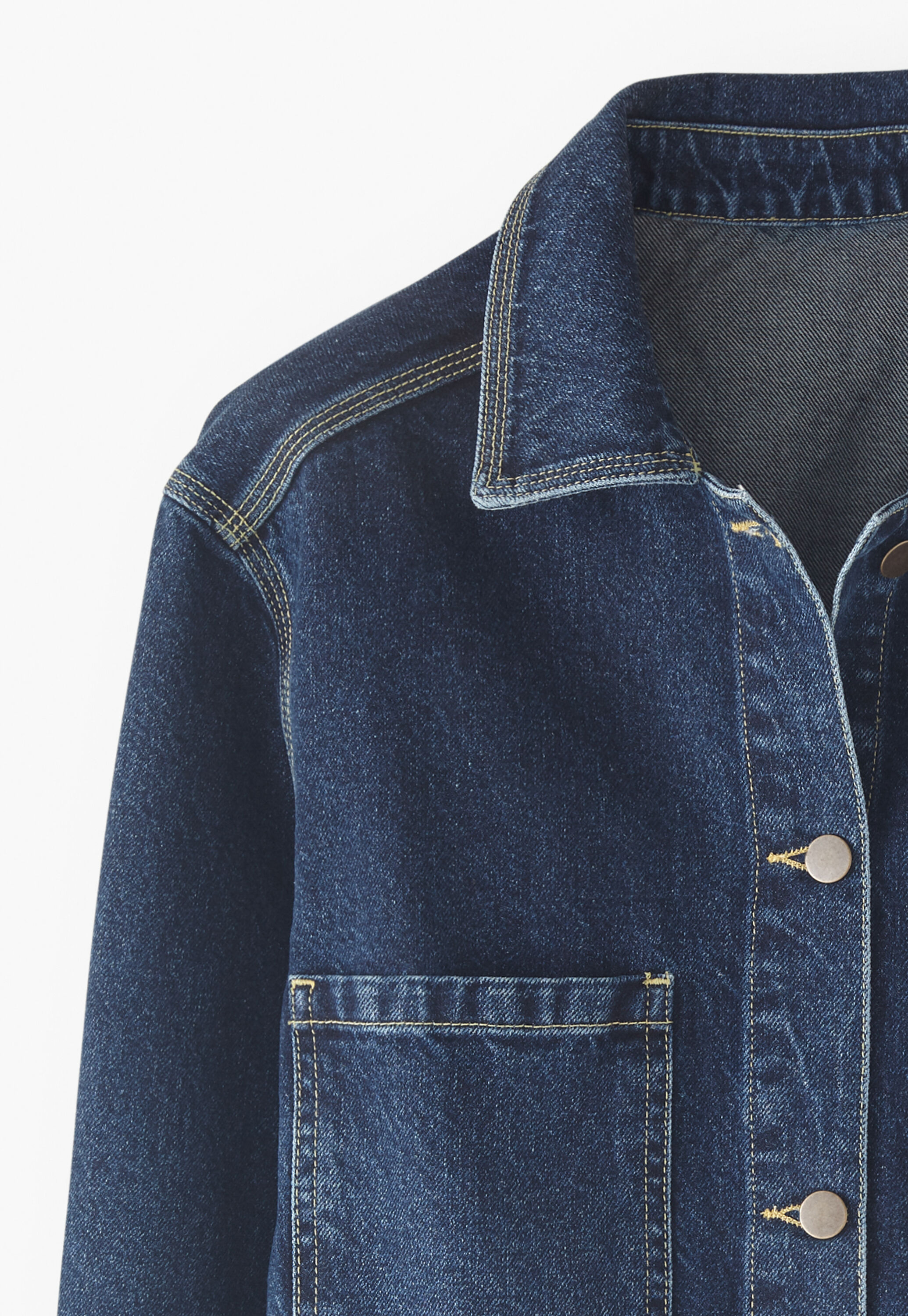Kastige Jacke aus Denim