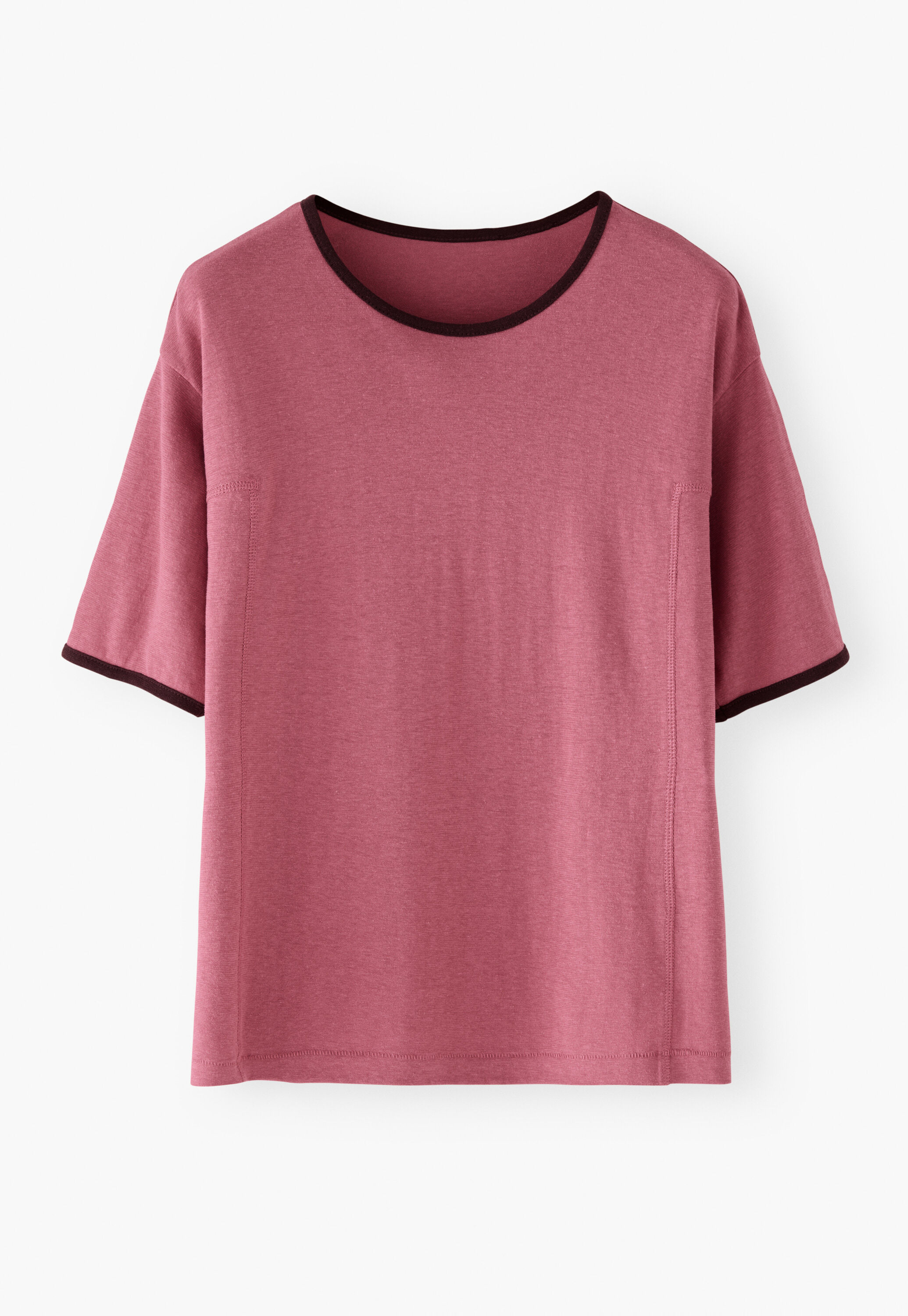 Jersey-T-Shirt, Rauchiges Ros&eacute;, large
