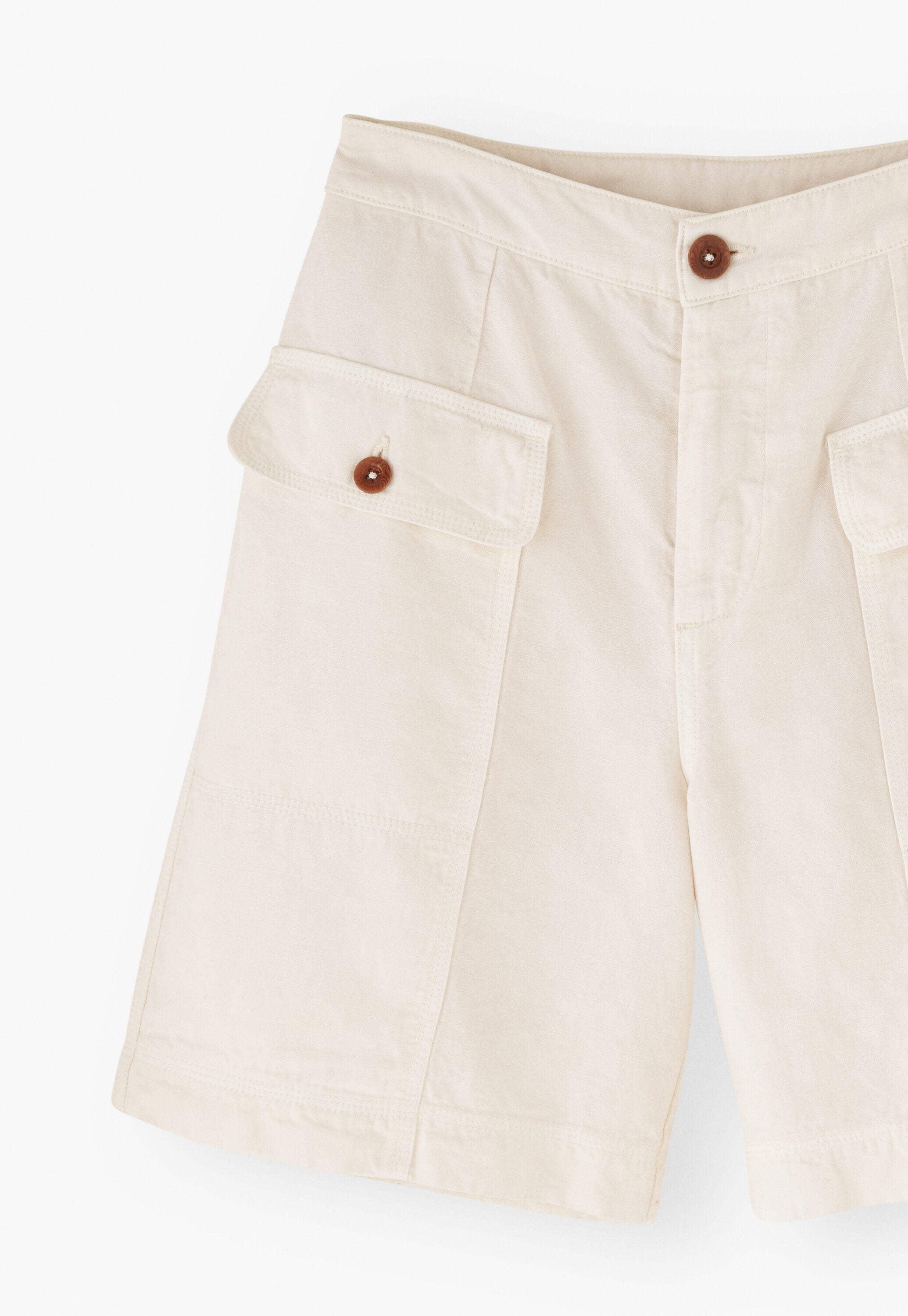 Safari-Shorts, Elfenbein, large