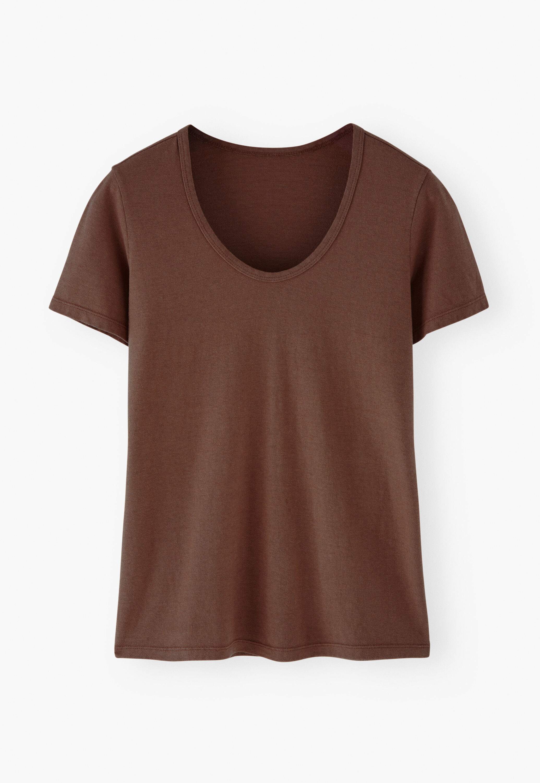 T-Shirt mit U-Ausschnitt