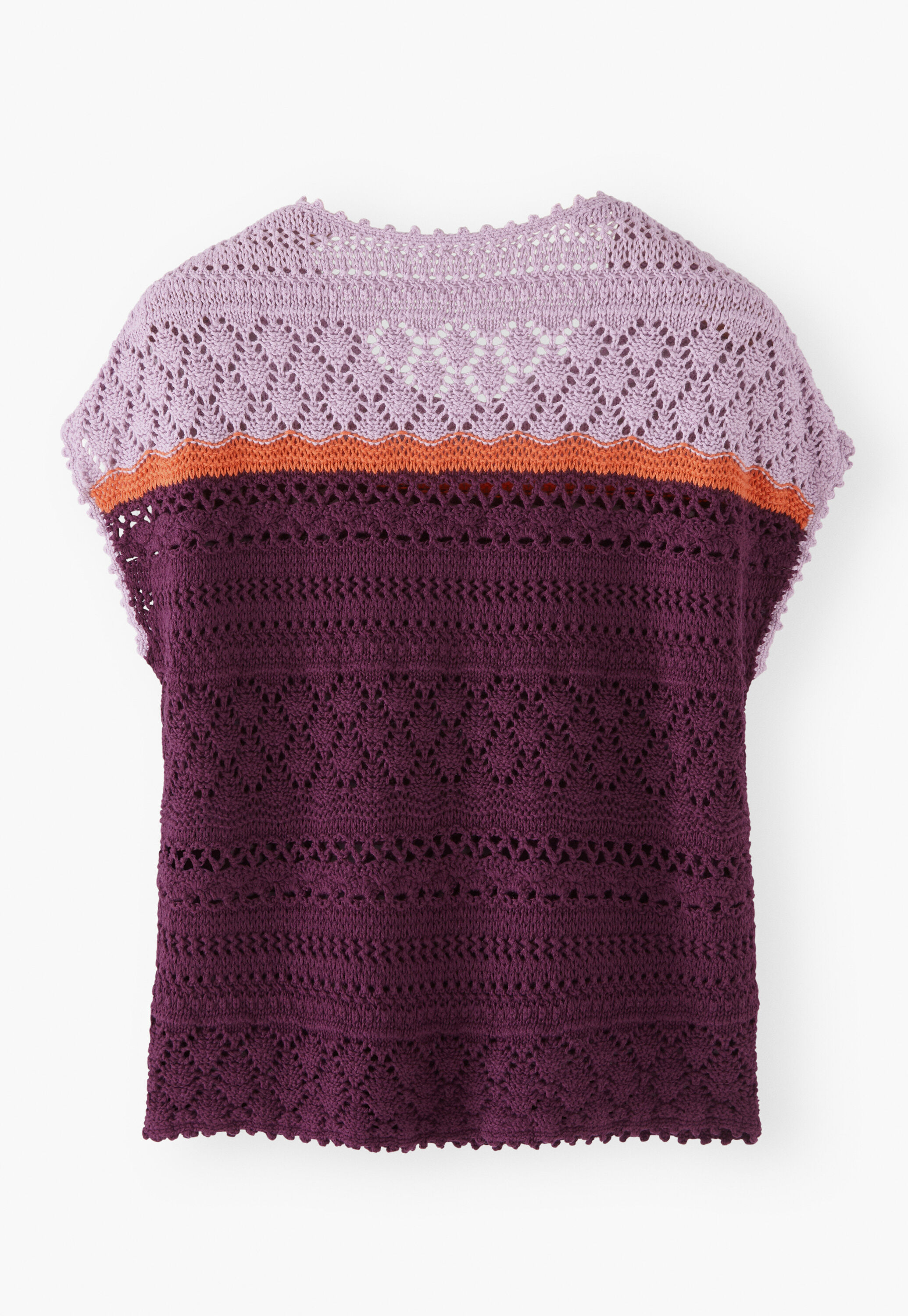 Pullover im H&auml;kelmuster