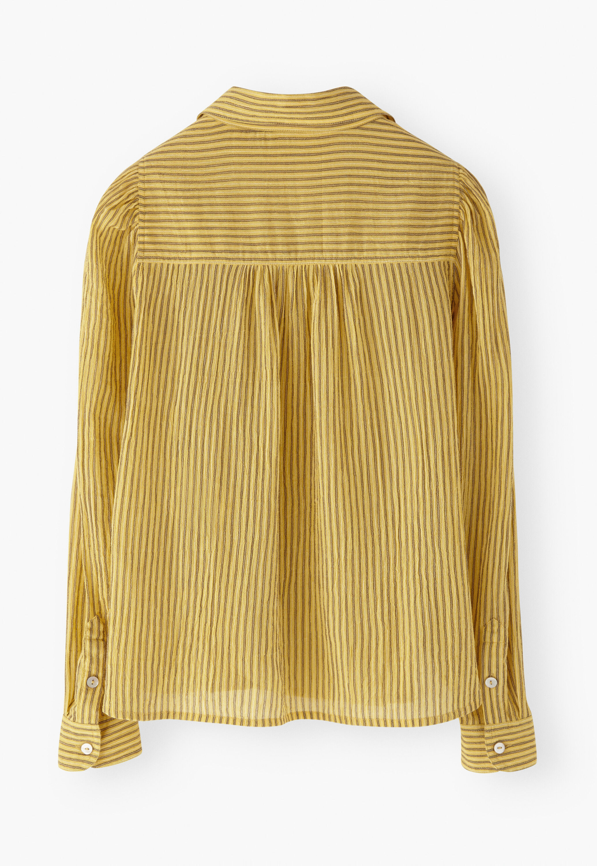 Gestreifte Crinkle-Bluse