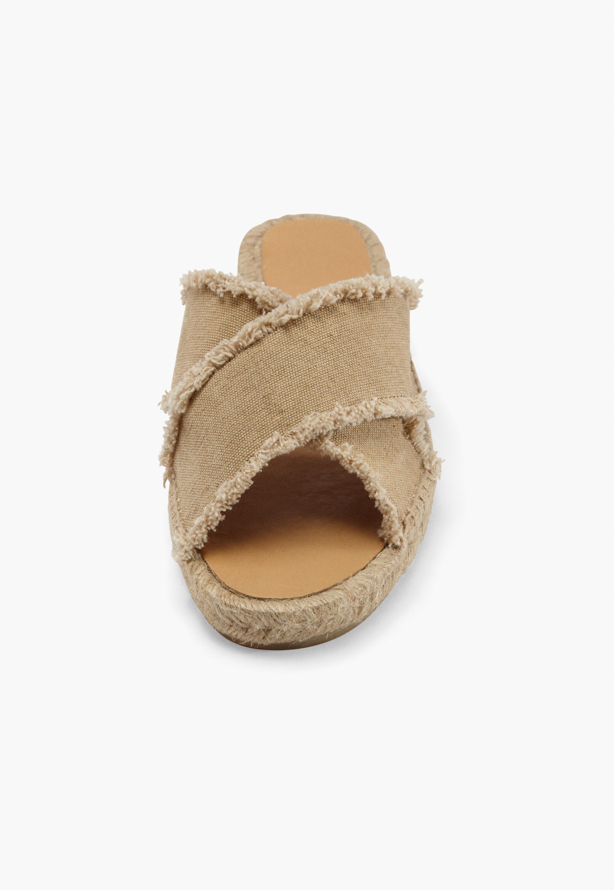 Sandalen mit &uuml;berkreuzten Riemen