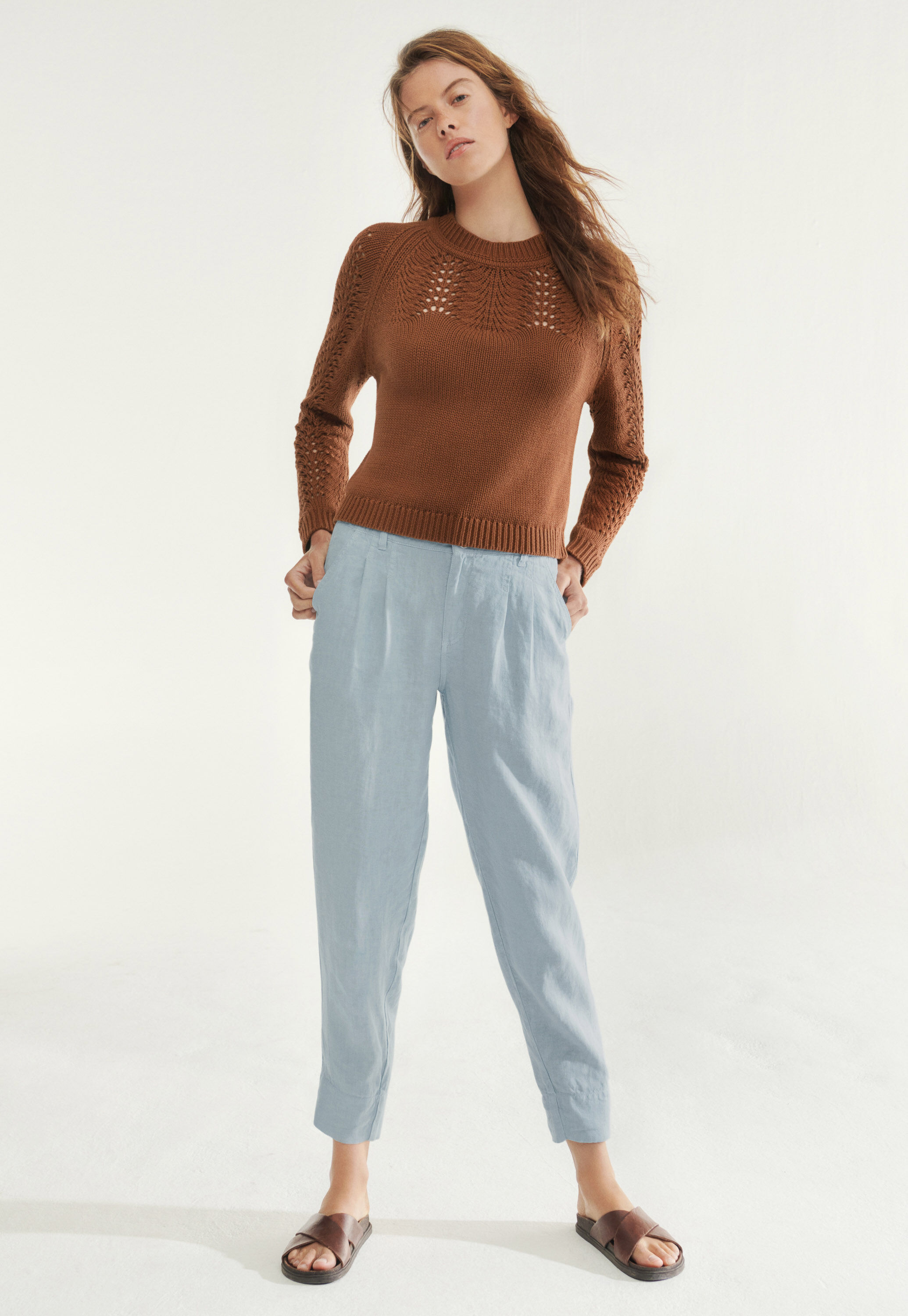 Hose im Mom-Stil