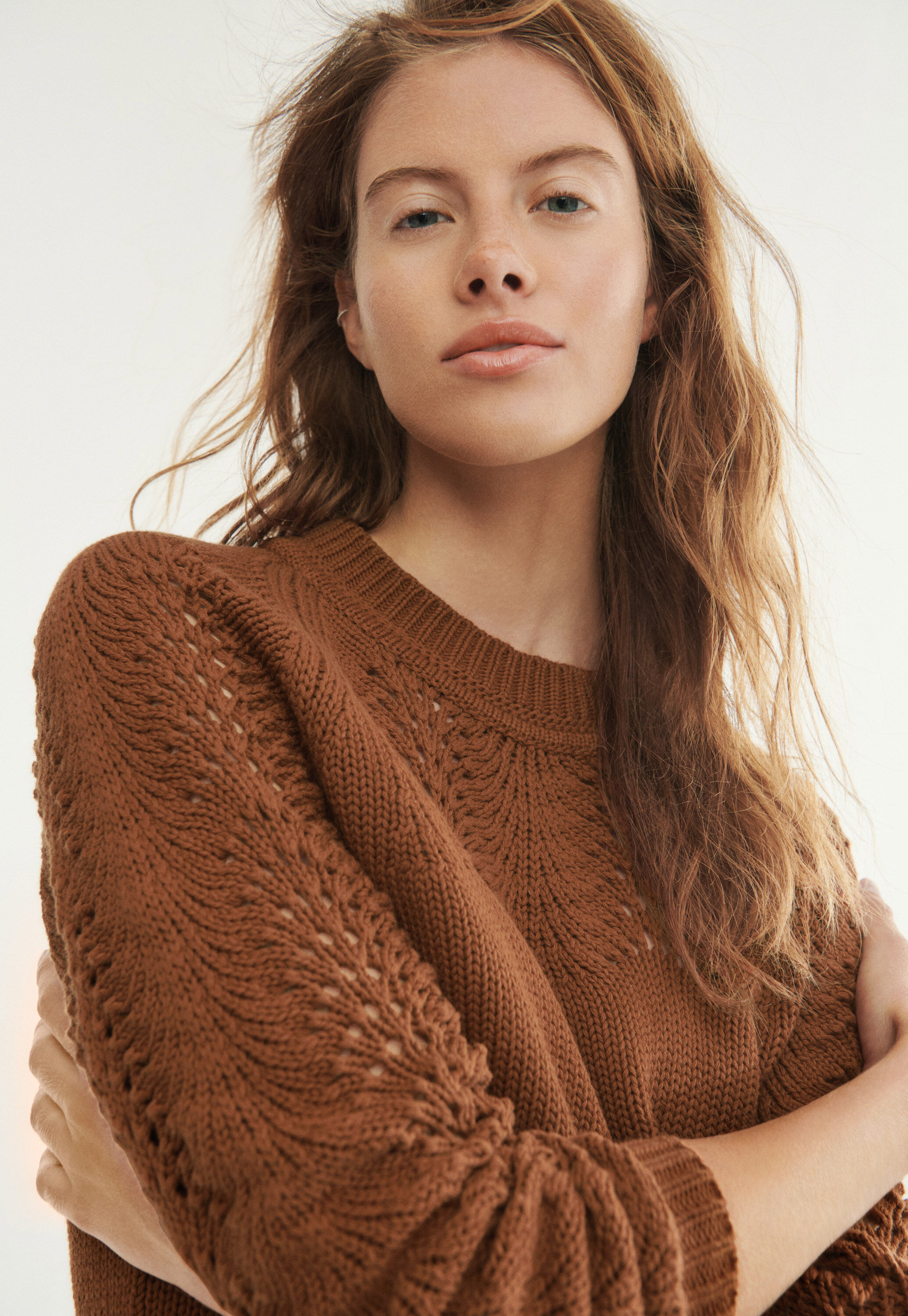 Pullover mit eingestricktem Muster