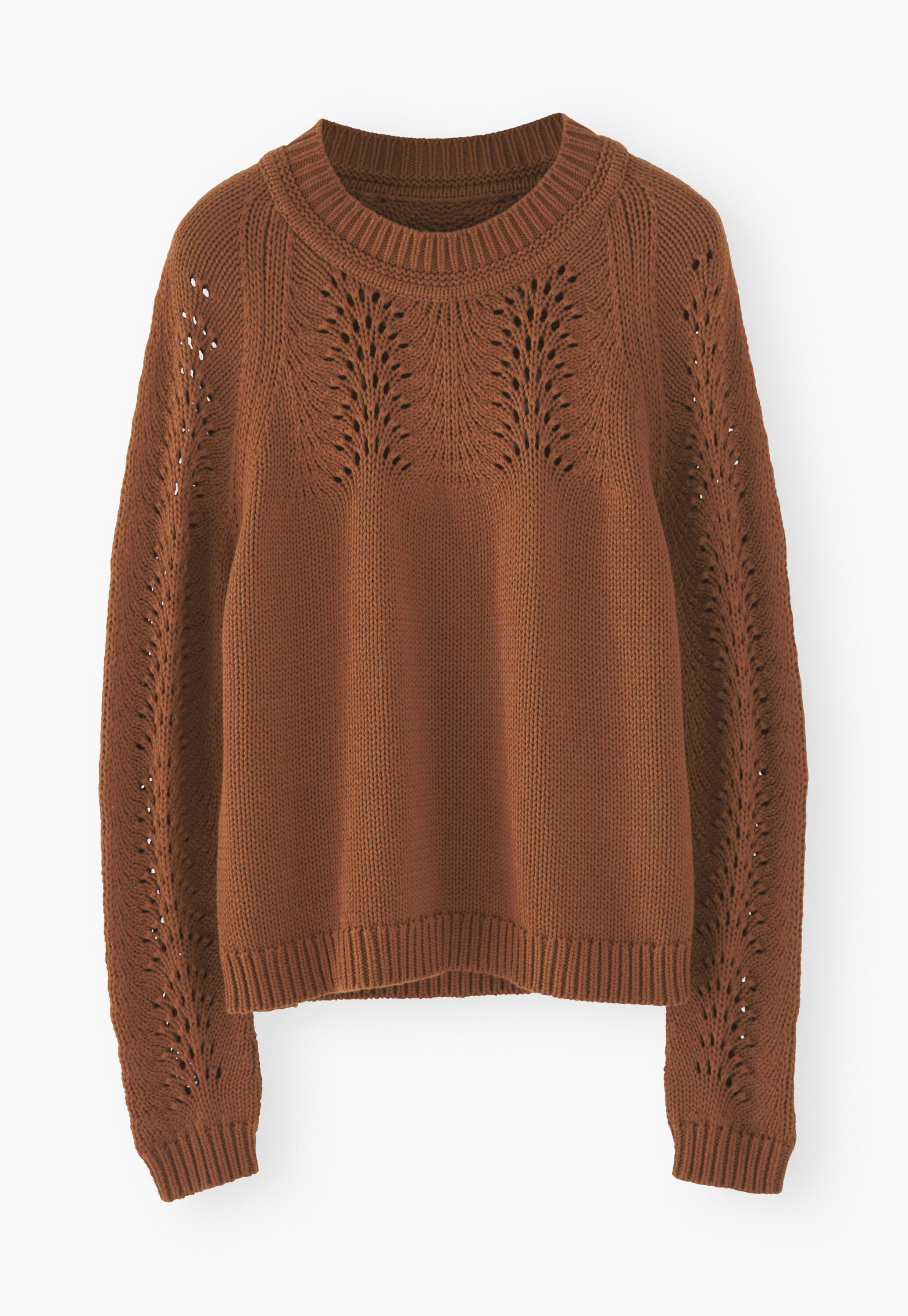 Pullover mit eingestricktem Muster