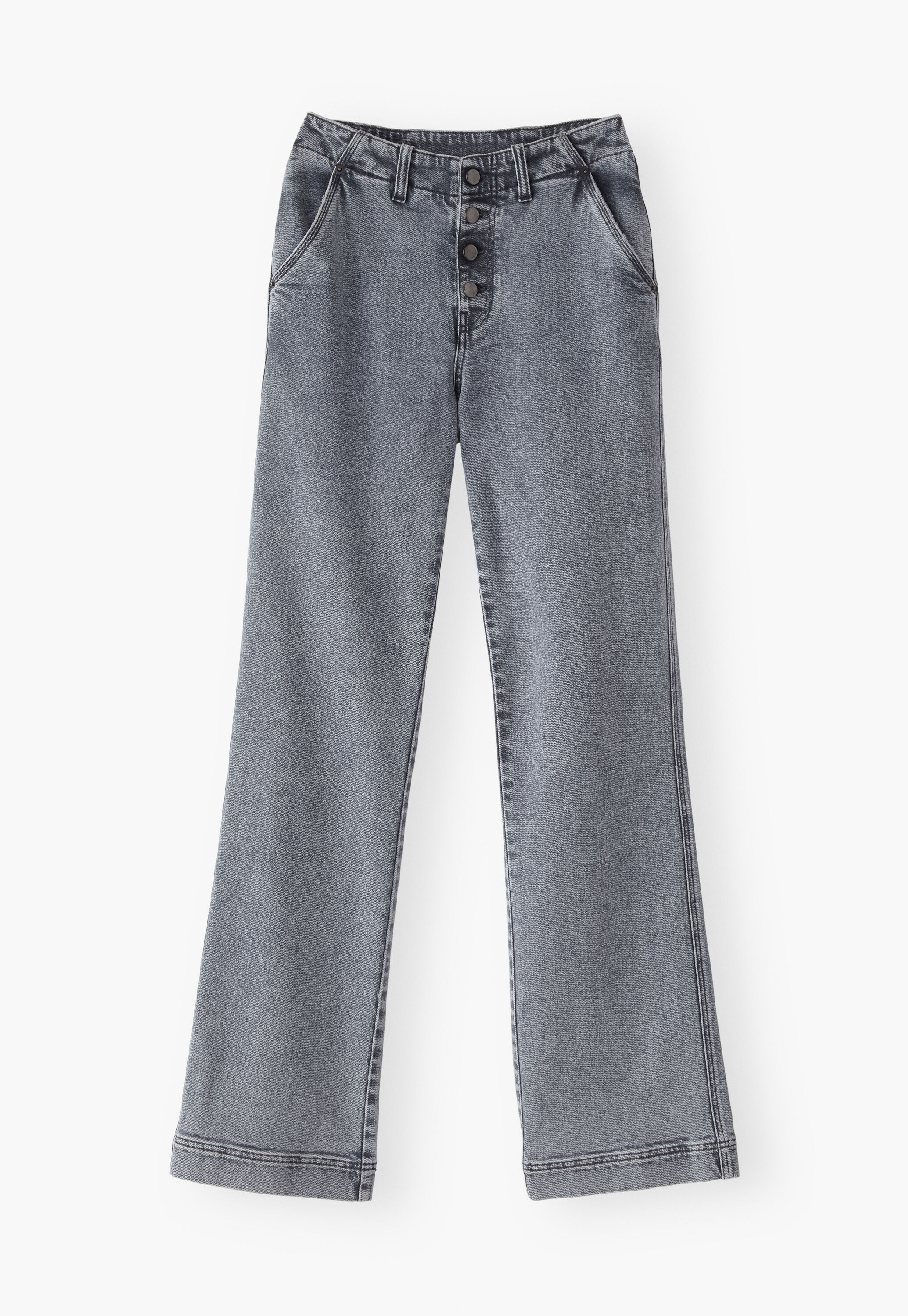 Jeans mit weitem Bein