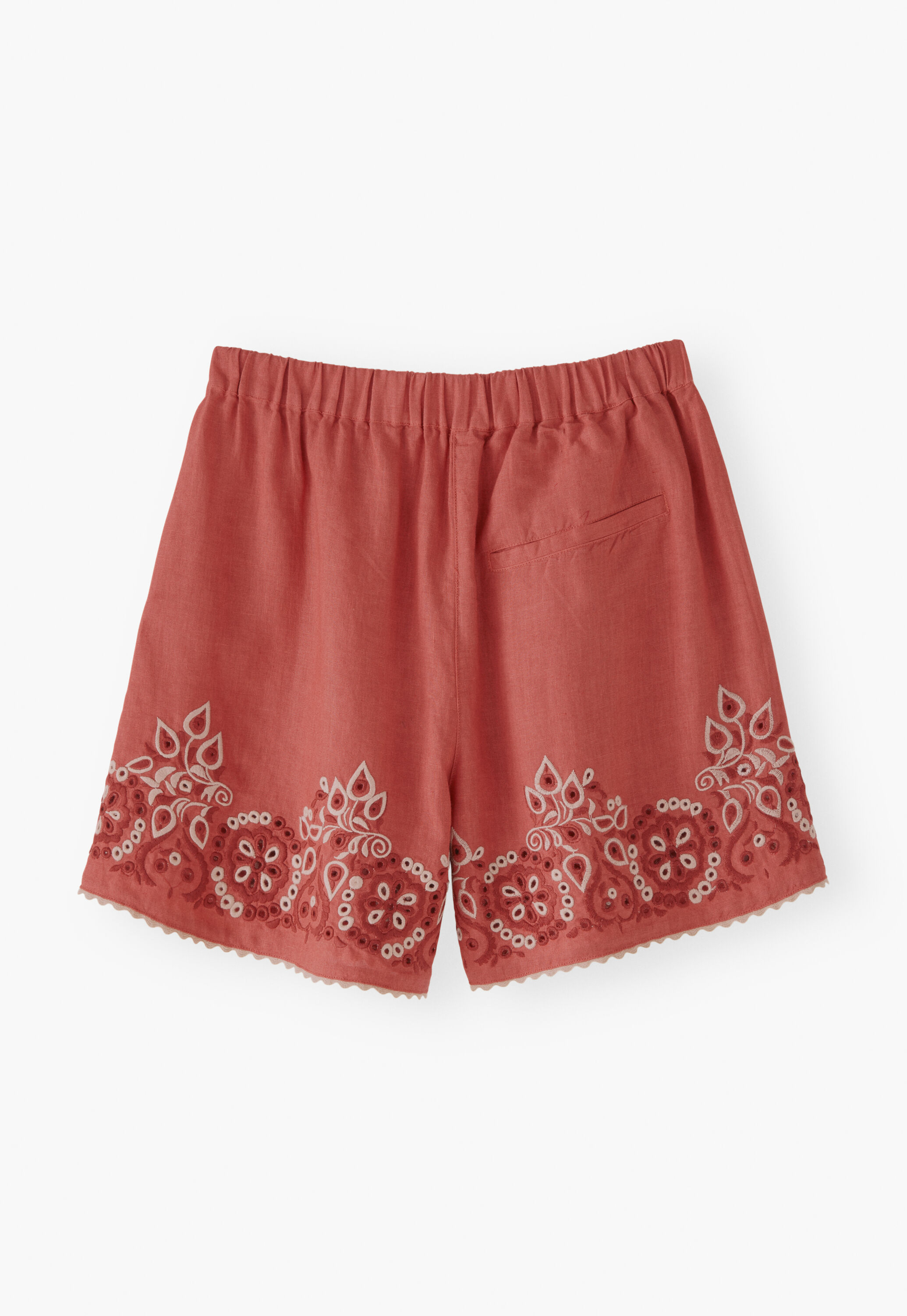 Broderie-Shorts