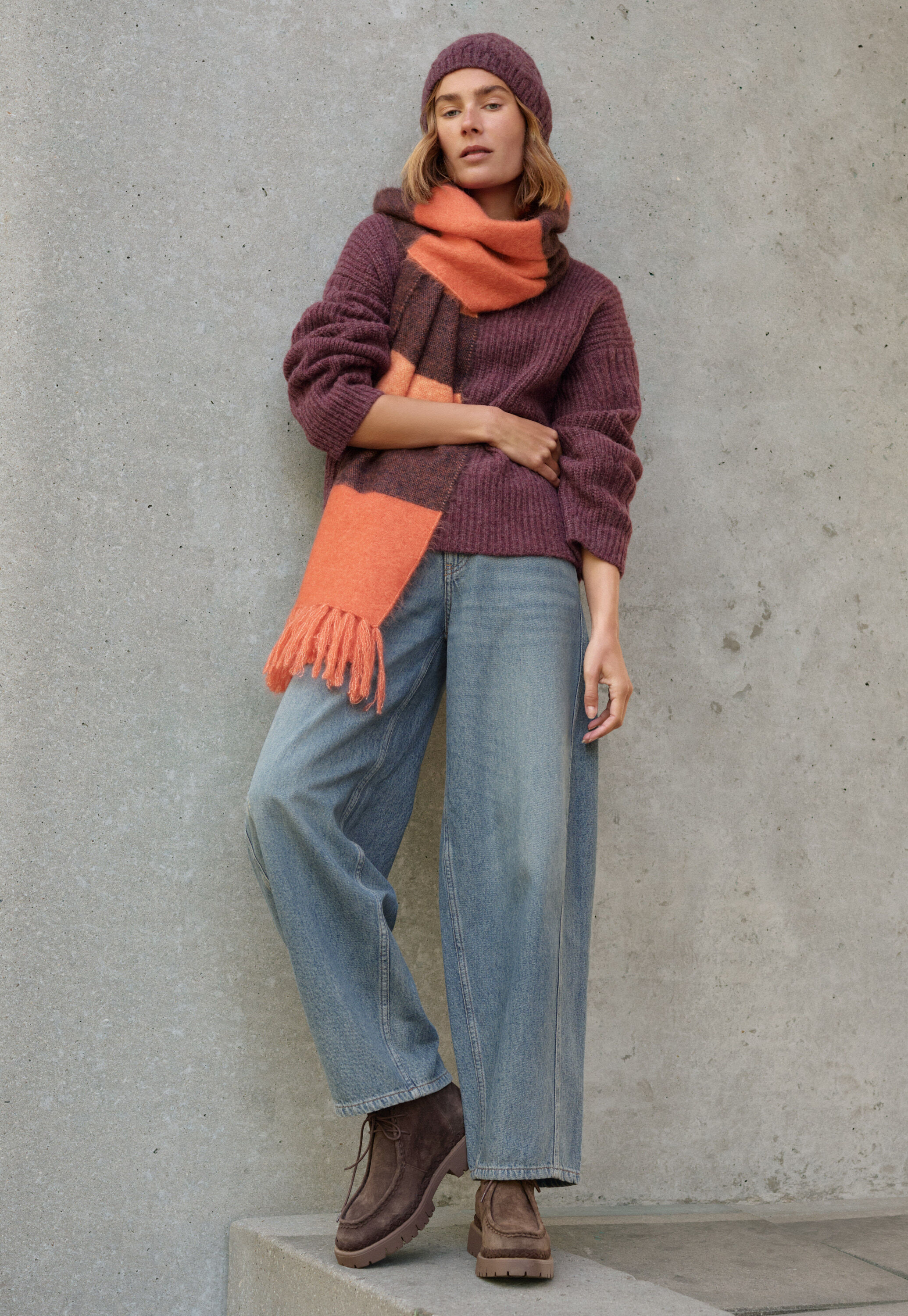 Jeans mit Nahtdetails