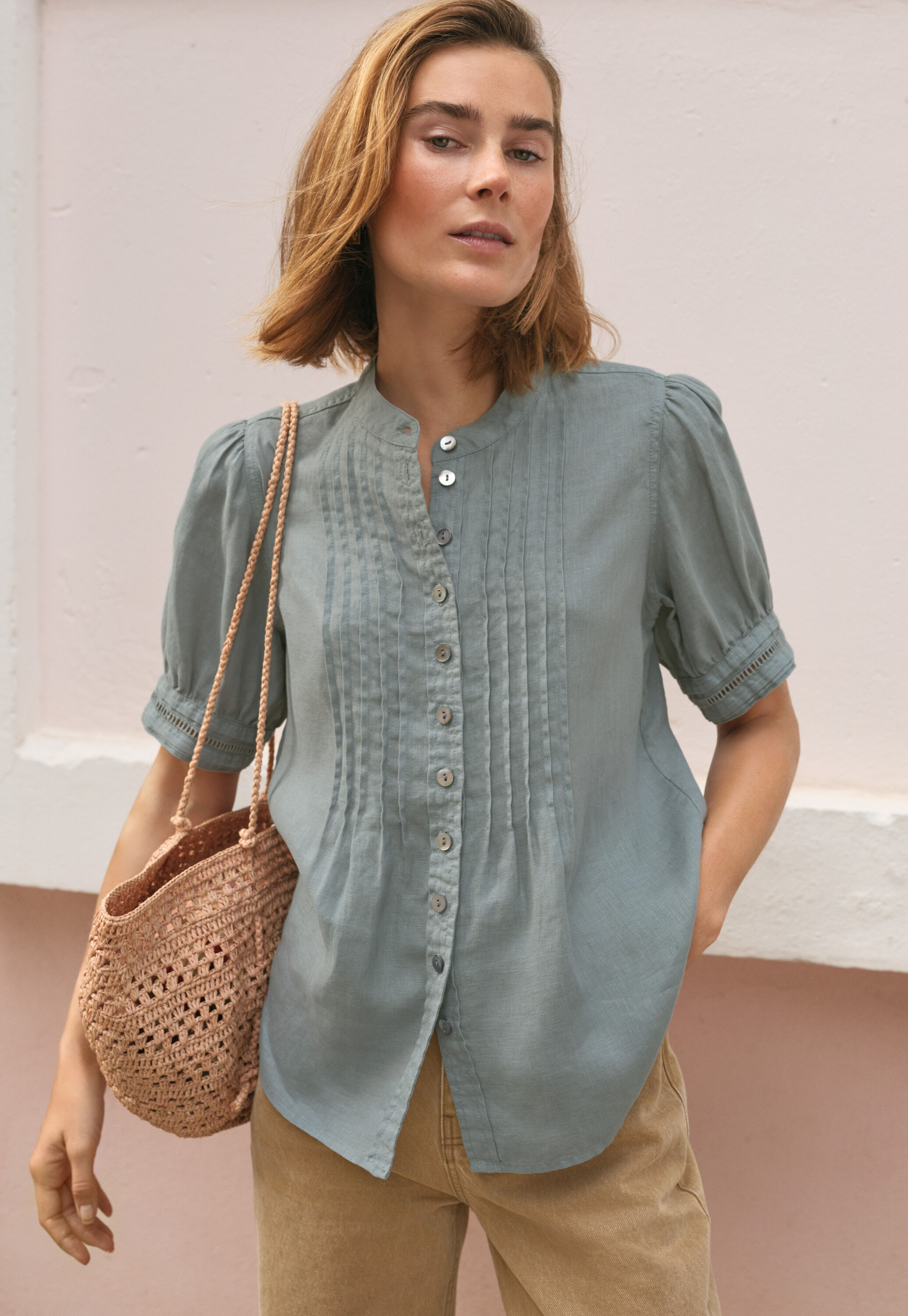 Kurz&auml;rmlige Bluse