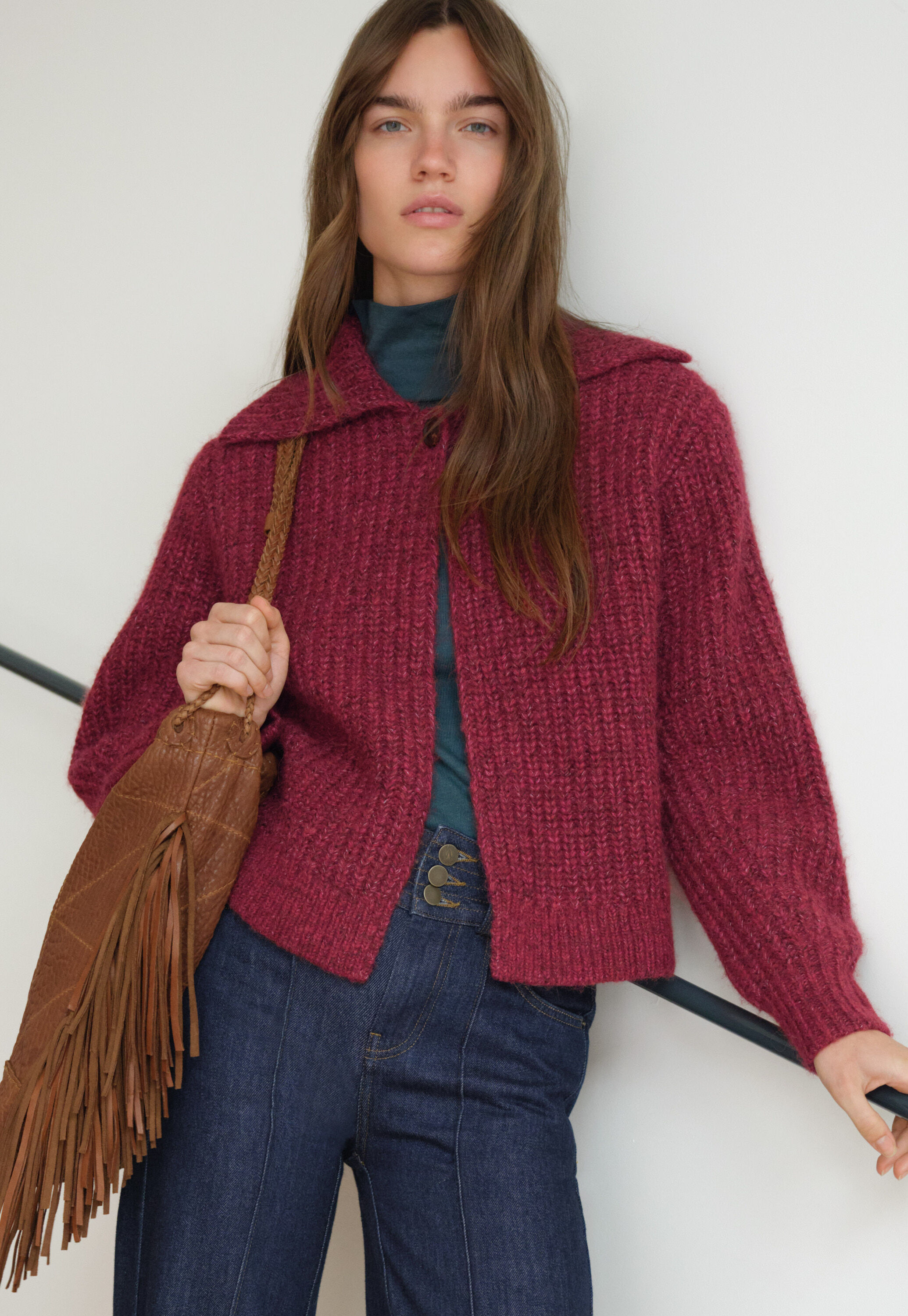 Bestickte Steppjacke