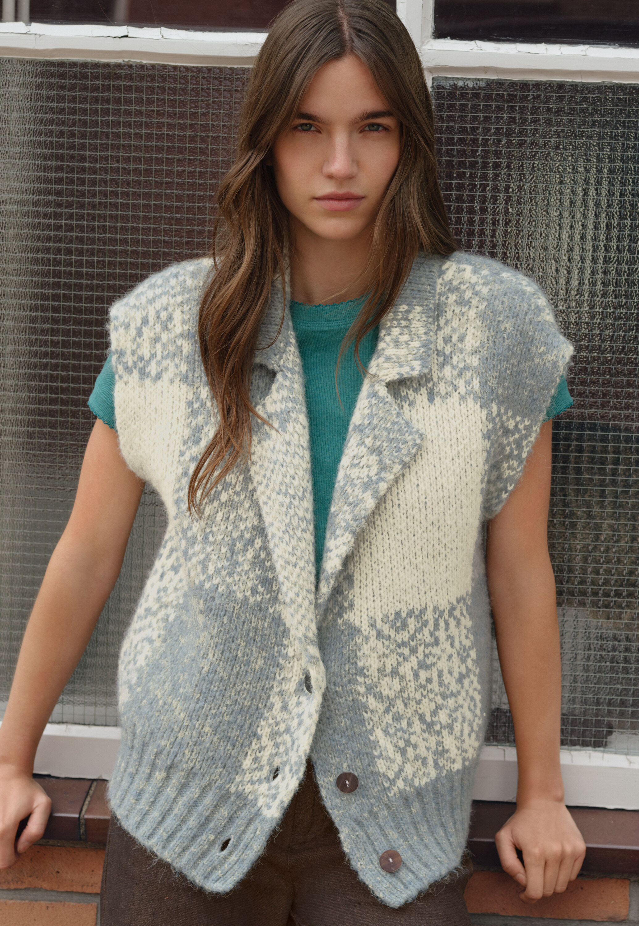 Bestickte Steppjacke