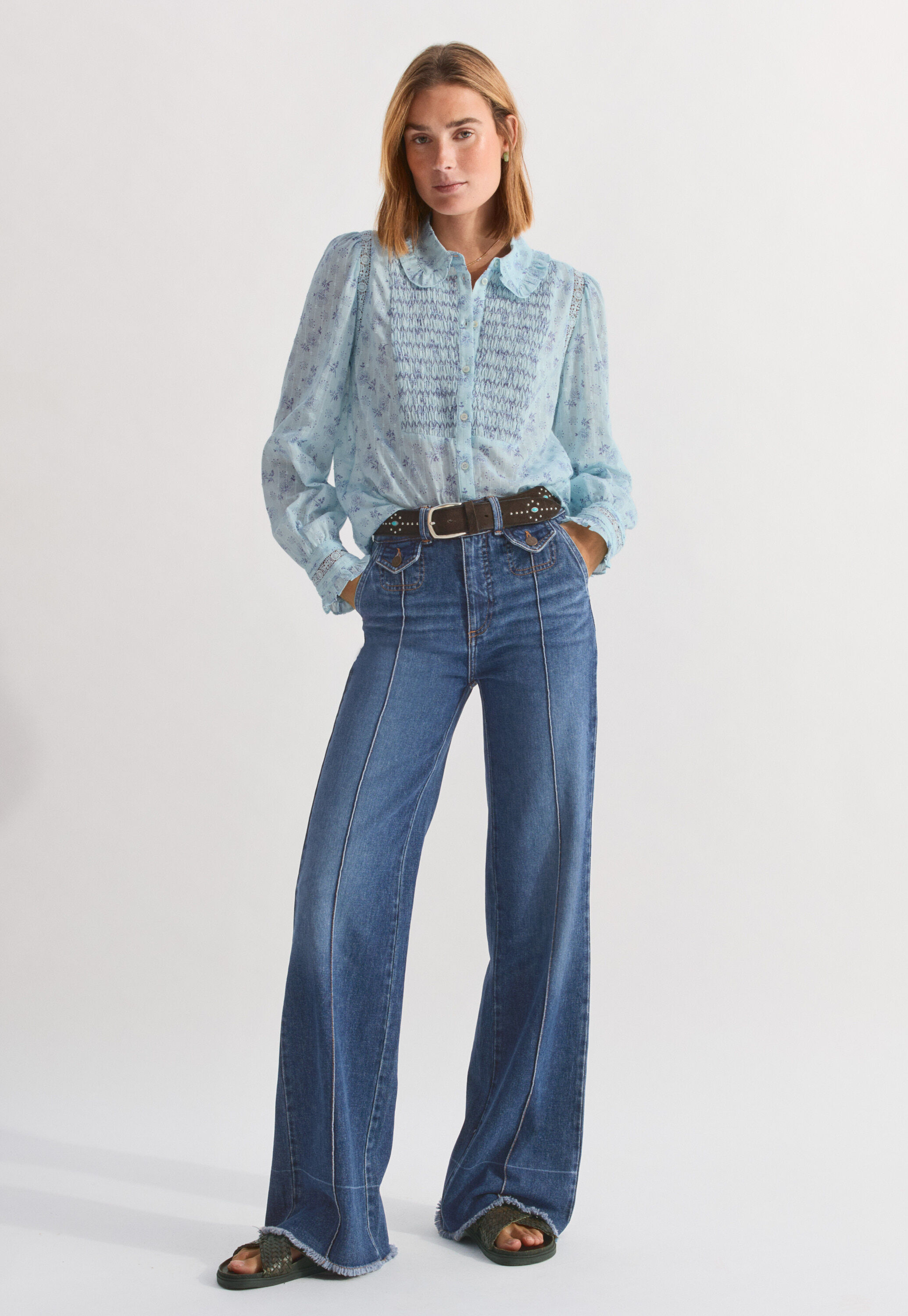 Bluse mit Print