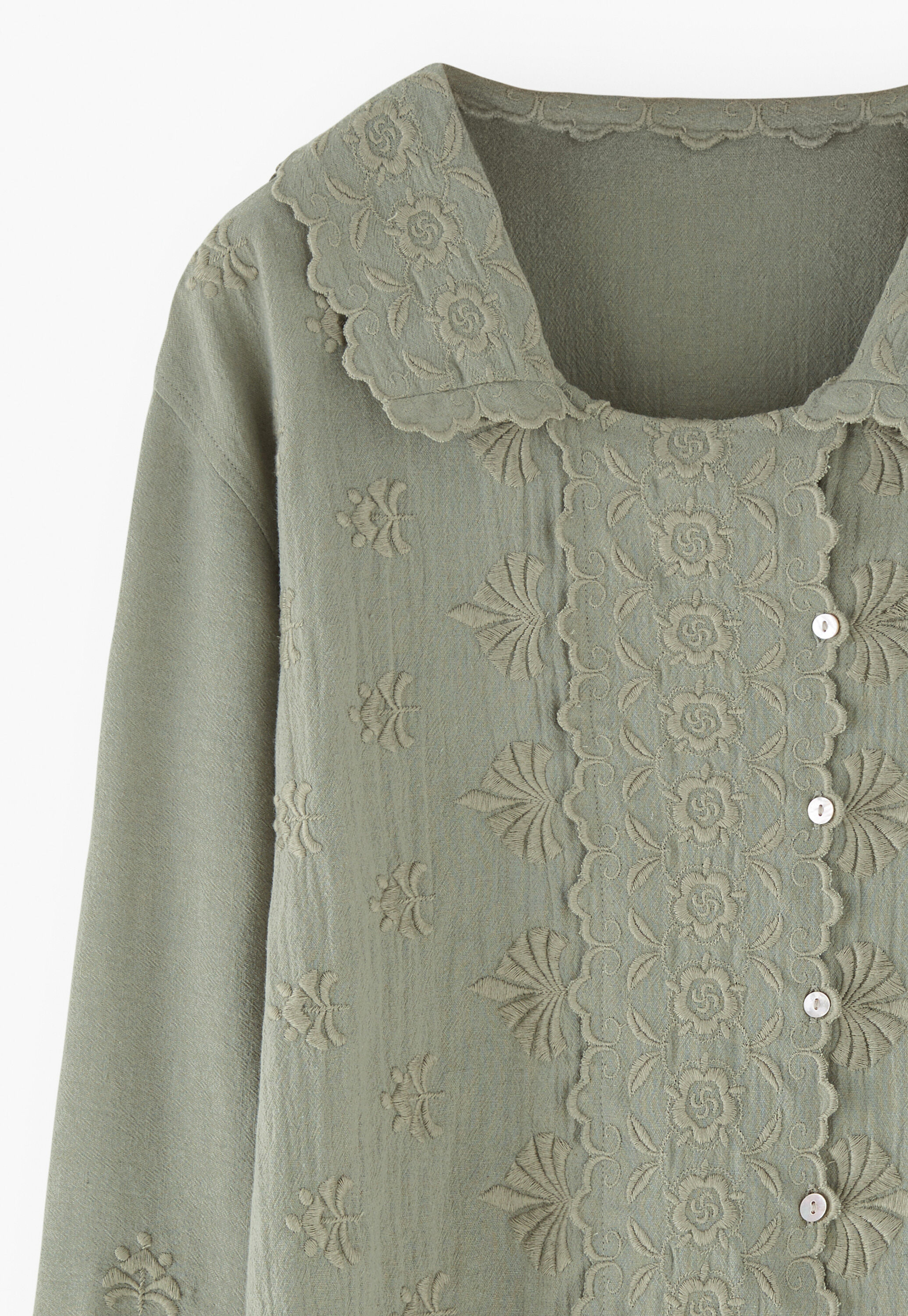 Bestickte Bluse