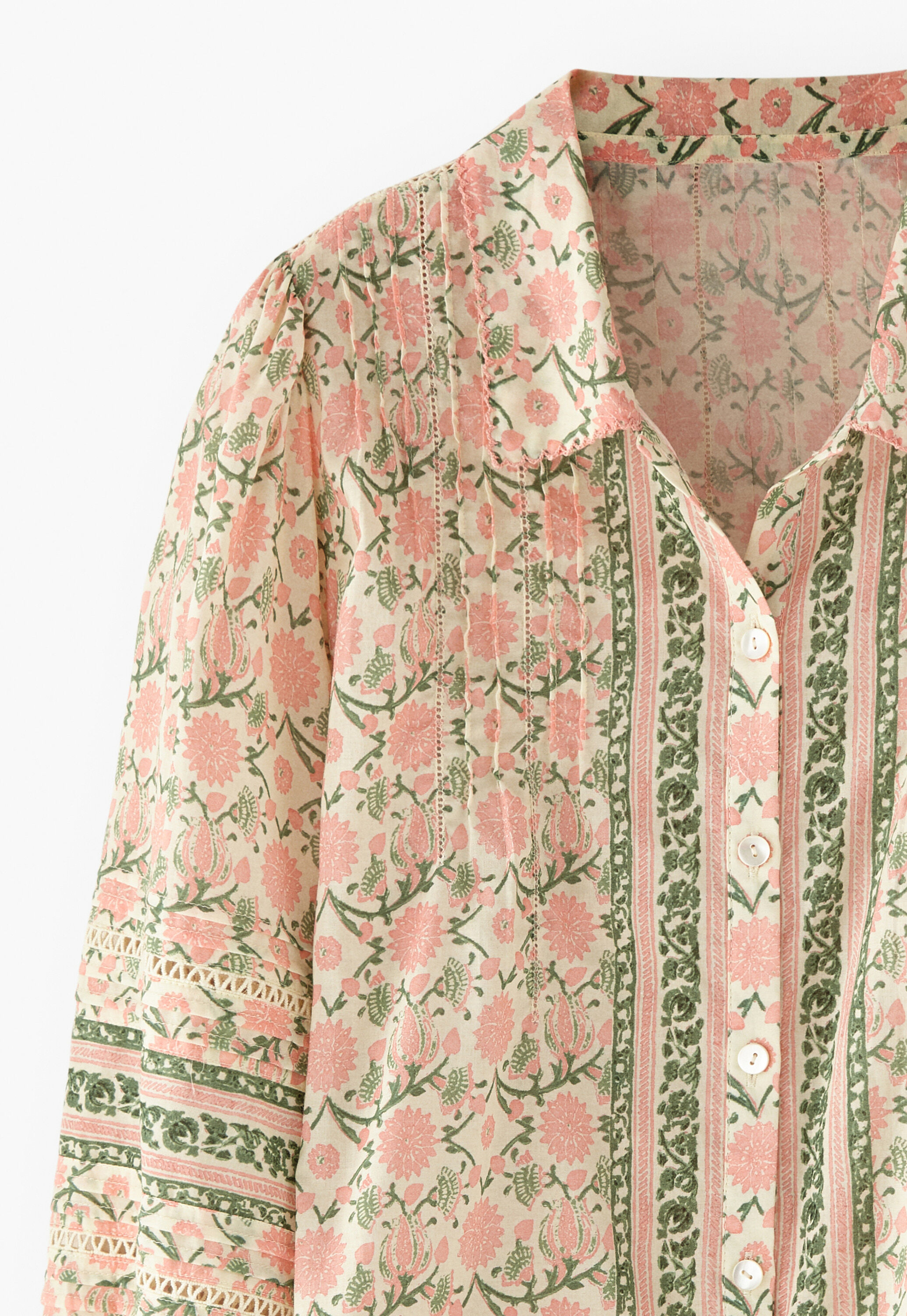 Bluse mit Print