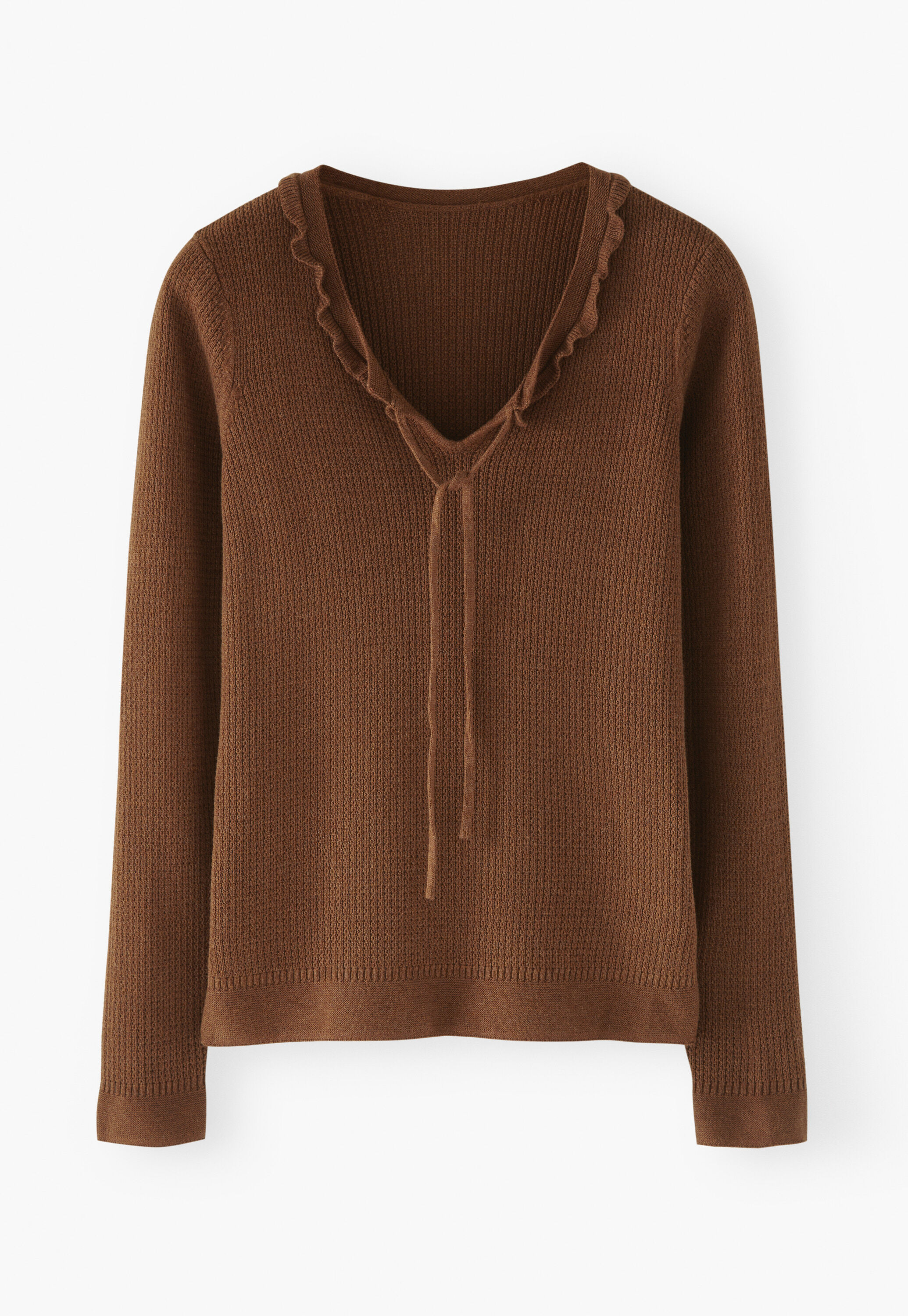 Pullover mit Bindeband