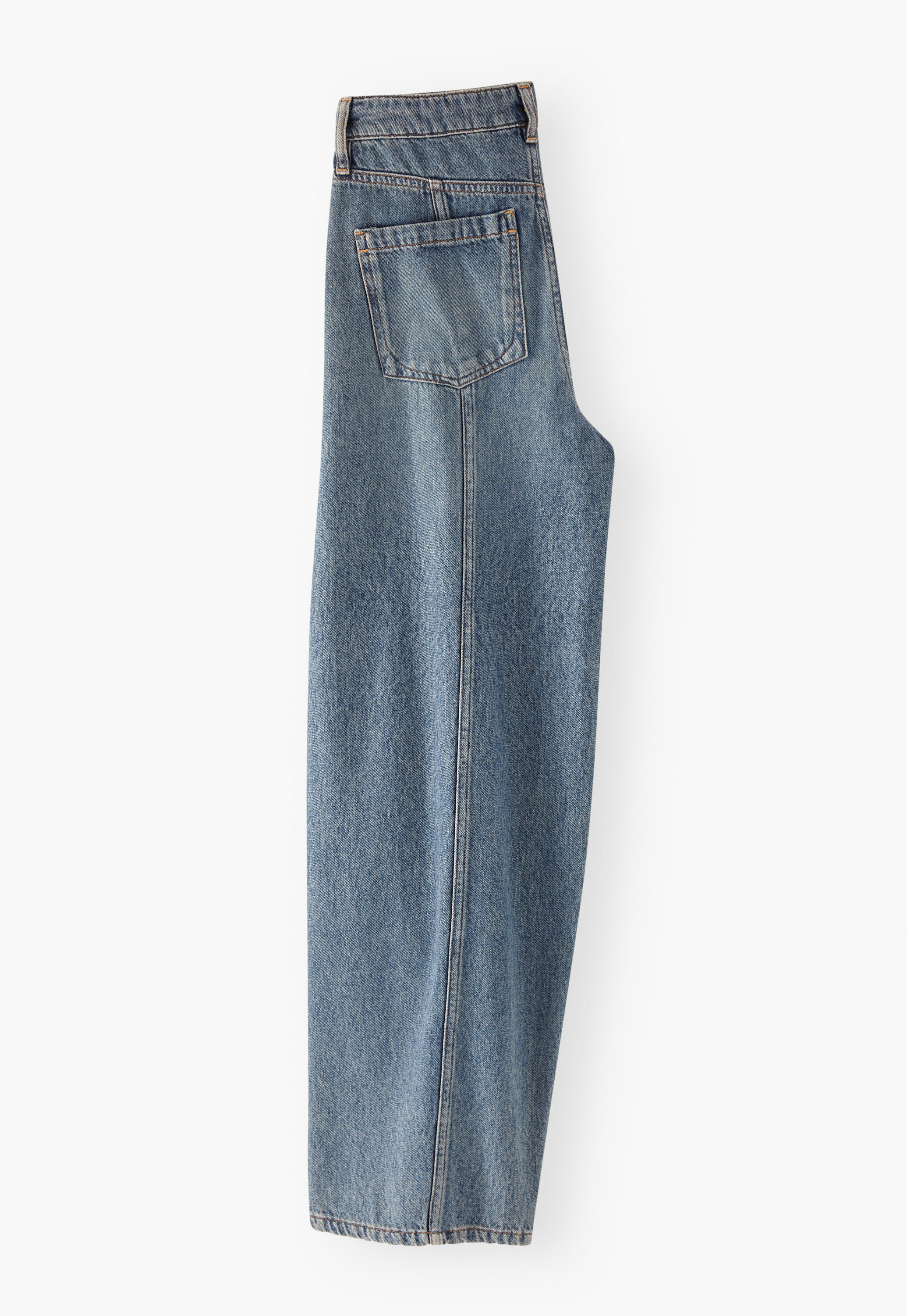 Jeans mit Nahtdetails, Mittlere Waschung, large