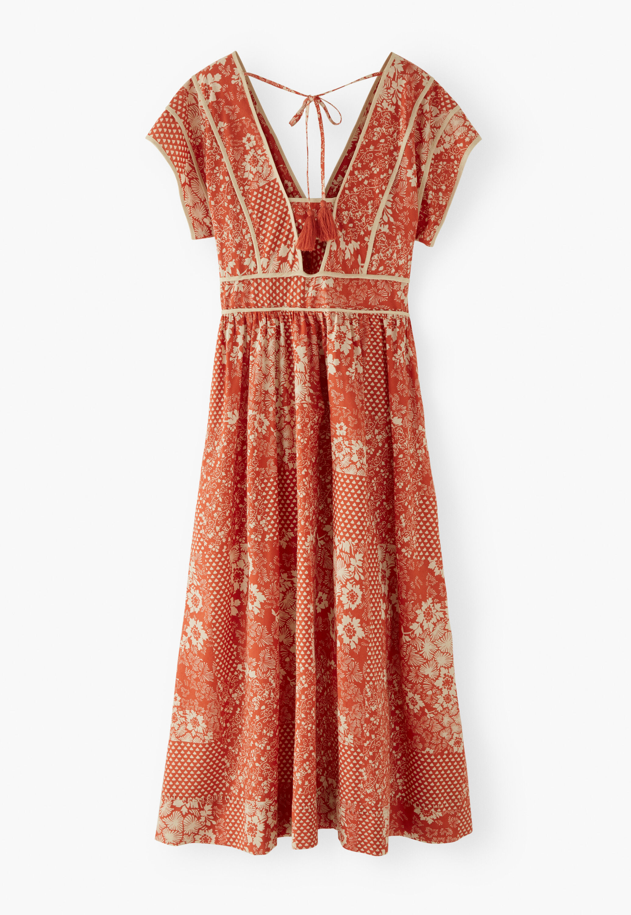Bedrucktes Maxikleid